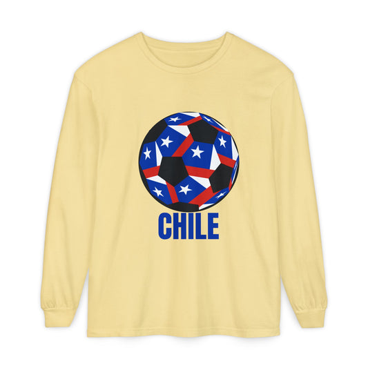 Chile Fan Specialty Soccer Ball Design Long Sleeve