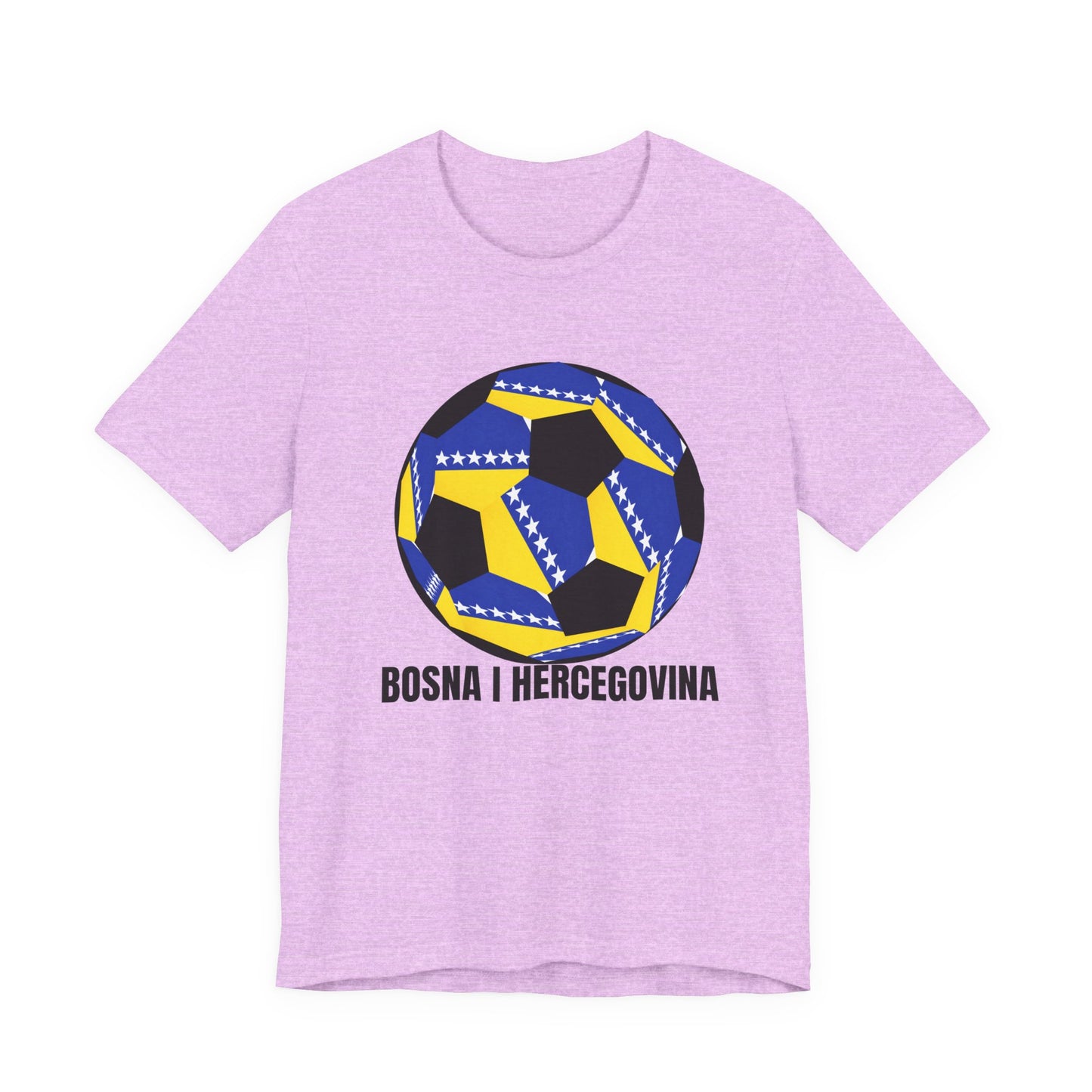 Bosnia Herzegovina Fan Specialty Soccer Ball Design T Shirt