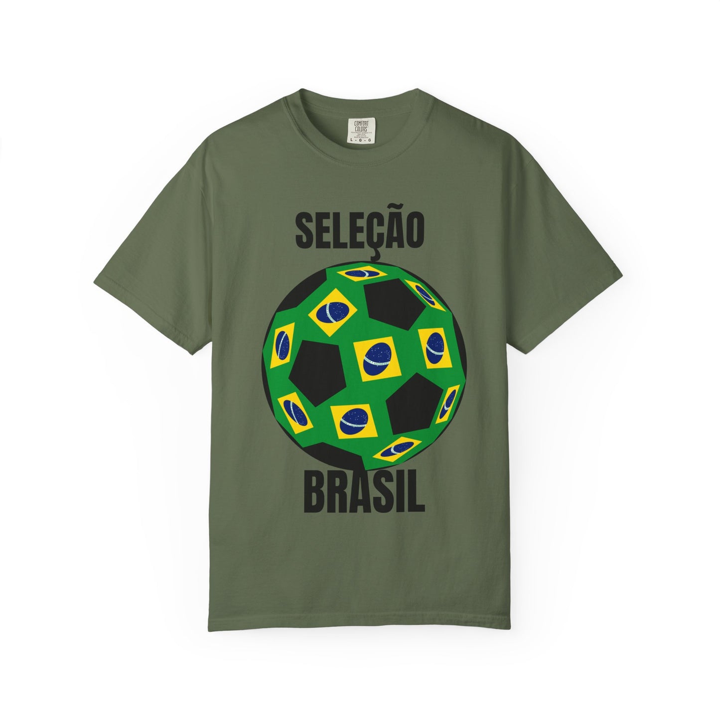 SELEÇÃO Brasil Fan Specialty Soccer Ball Design T Shirt