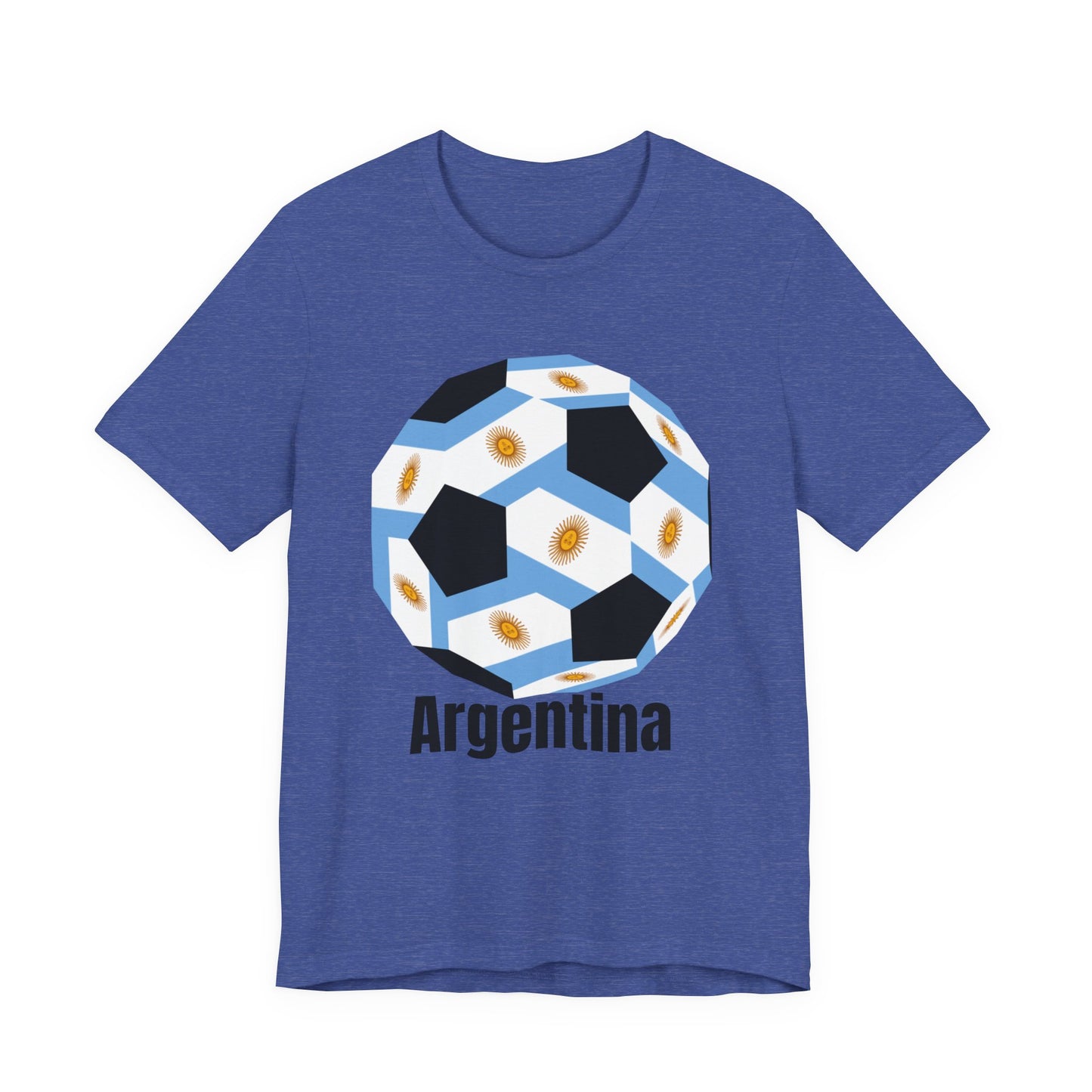 Argentina Fan Specialty Soccer Ball Design T Shirt