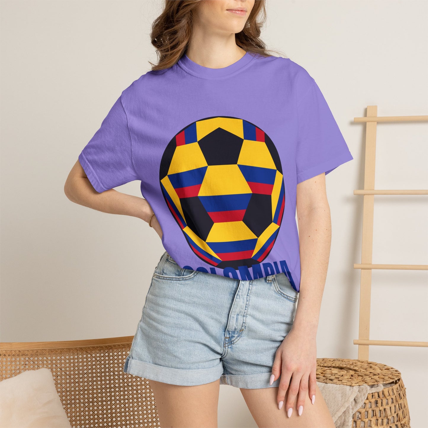 Columbia Fan Specialty Soccer Ball Design T Shirt