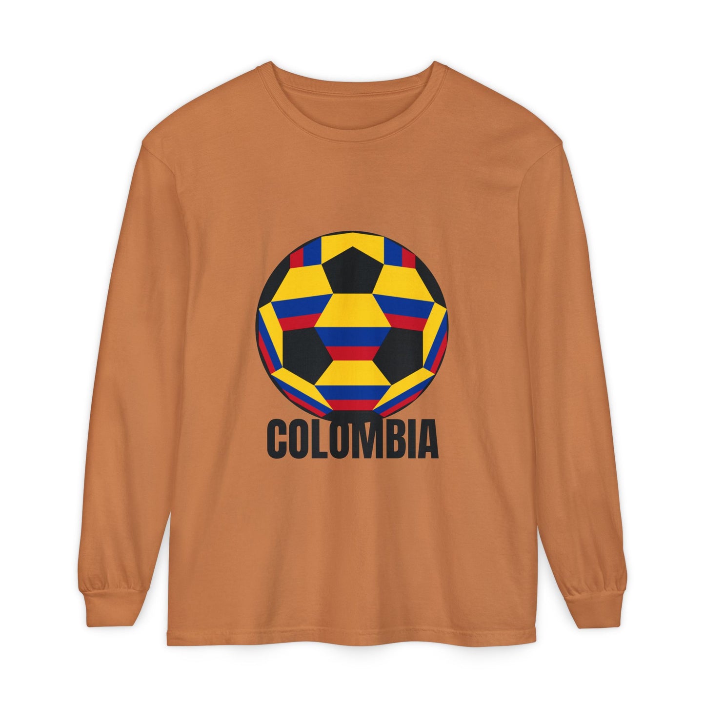 Columbia Fan Specialty Soccer Ball Design Long Sleeve Tee