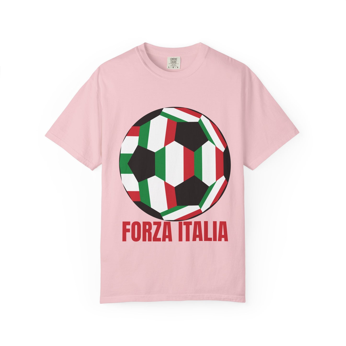 Forza Italia Fan Specialty Soccer Ball Design T Shirt