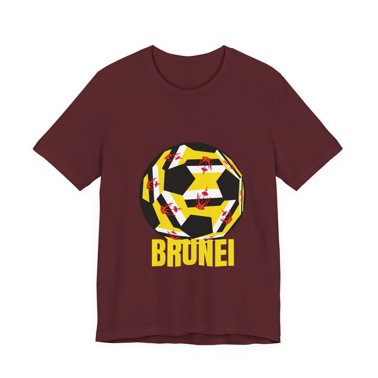 Brunei Fan Specialty Soccer Ball Design T Shirt