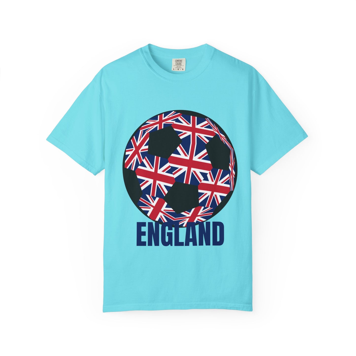 English Style Specialty Soccer Ball Design T Shirt