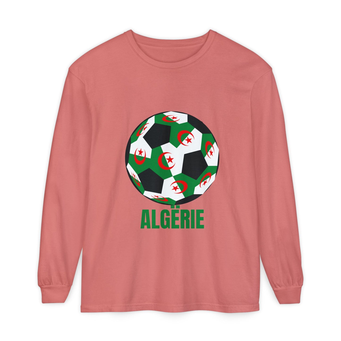 ALGËRIE Fan Specialty Soccer Ball Design T Shirt