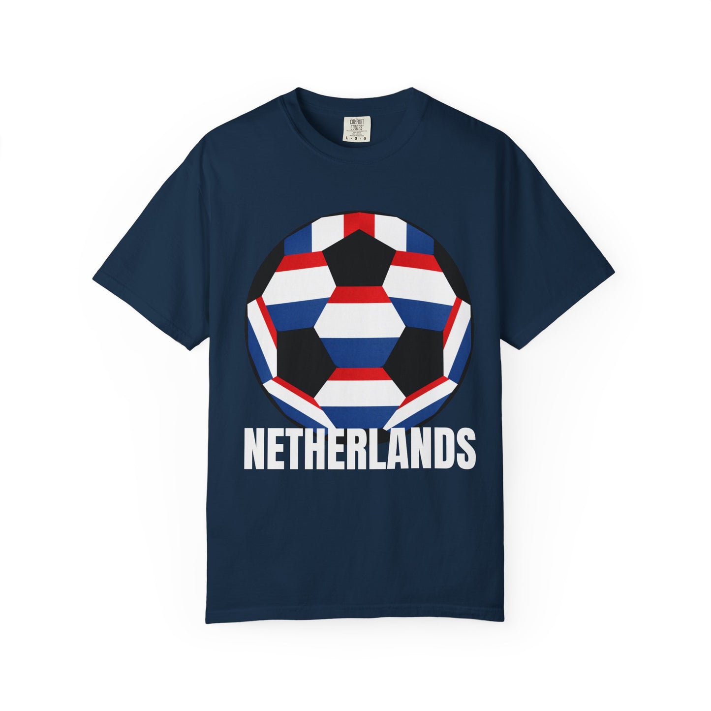 Netherlands Fan Specialty Soccer Ball Design T Shirt
