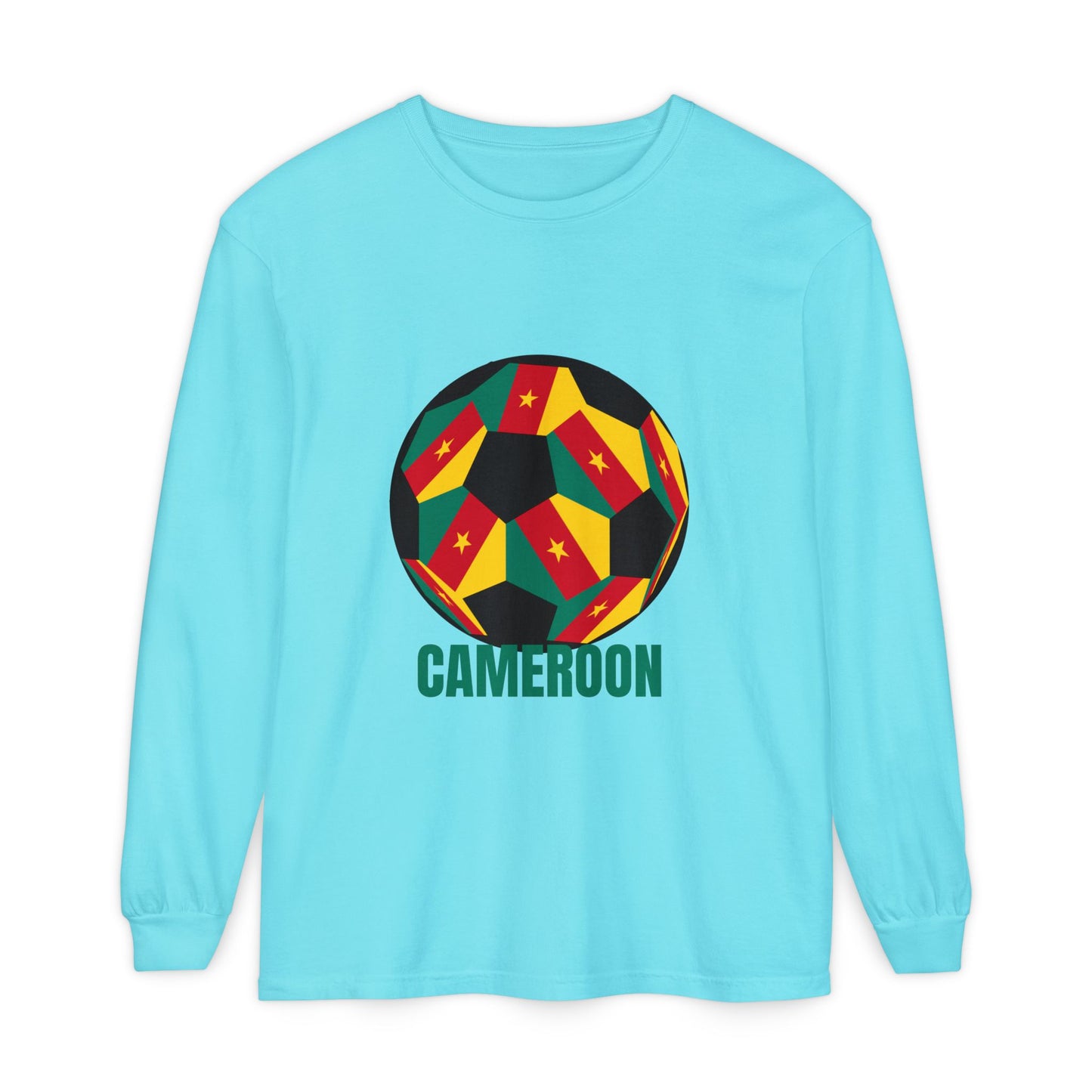 Cameroon Fan Specialty Soccer Ball Design Long Sleeve
