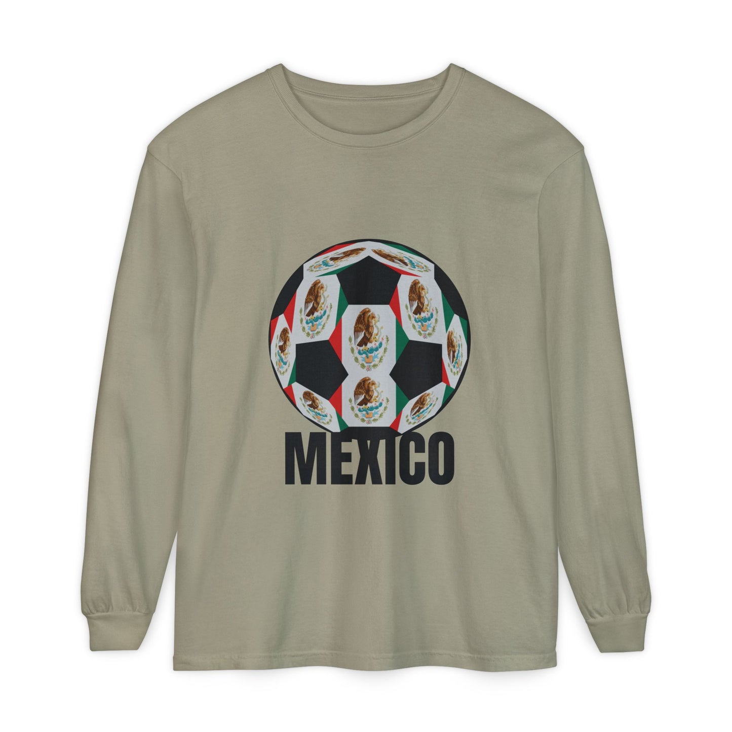 Fan Specialty Soccer Ball Design  Long Sleeve T-Shirt