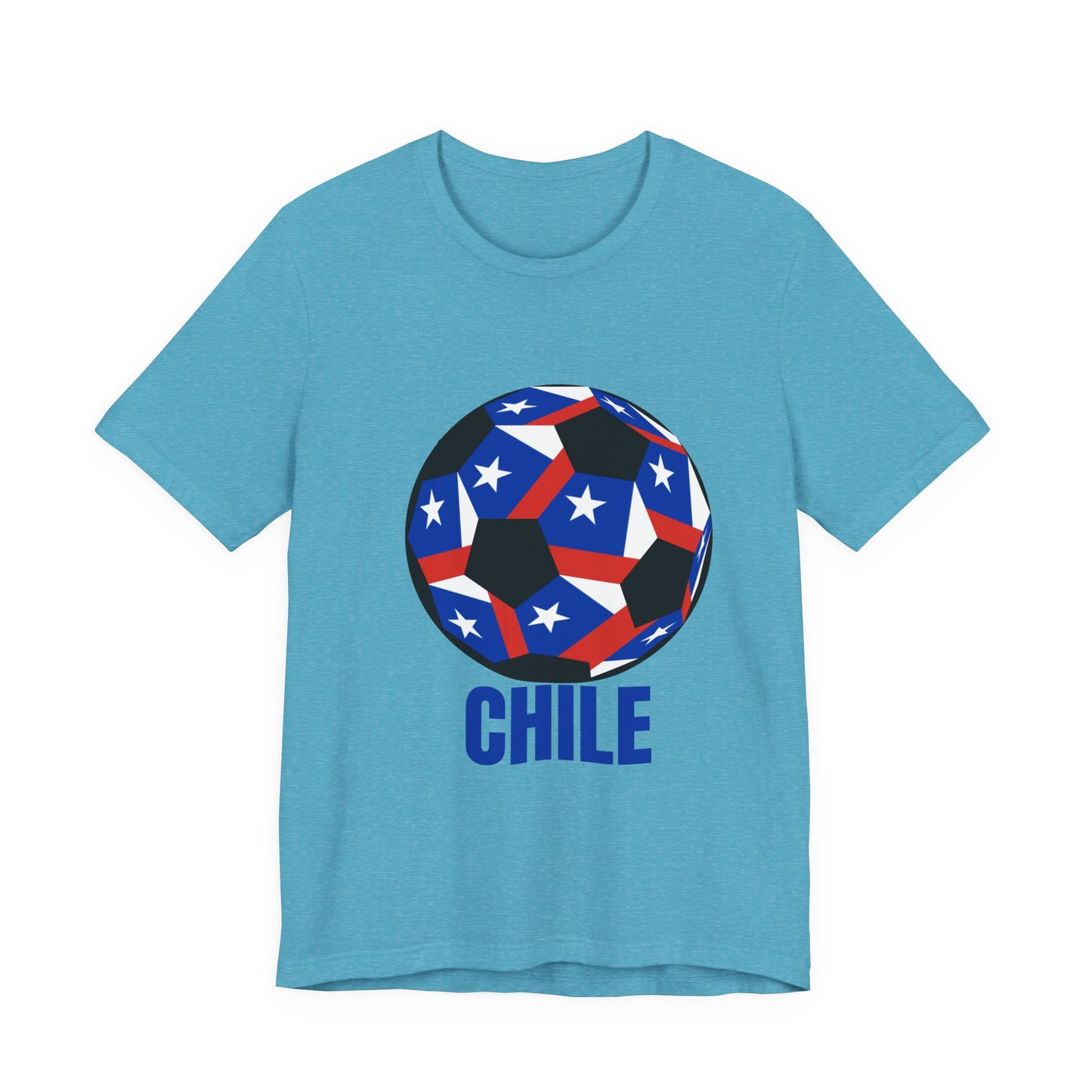 Chile Fan Specialty Soccer Ball Design T Shirt