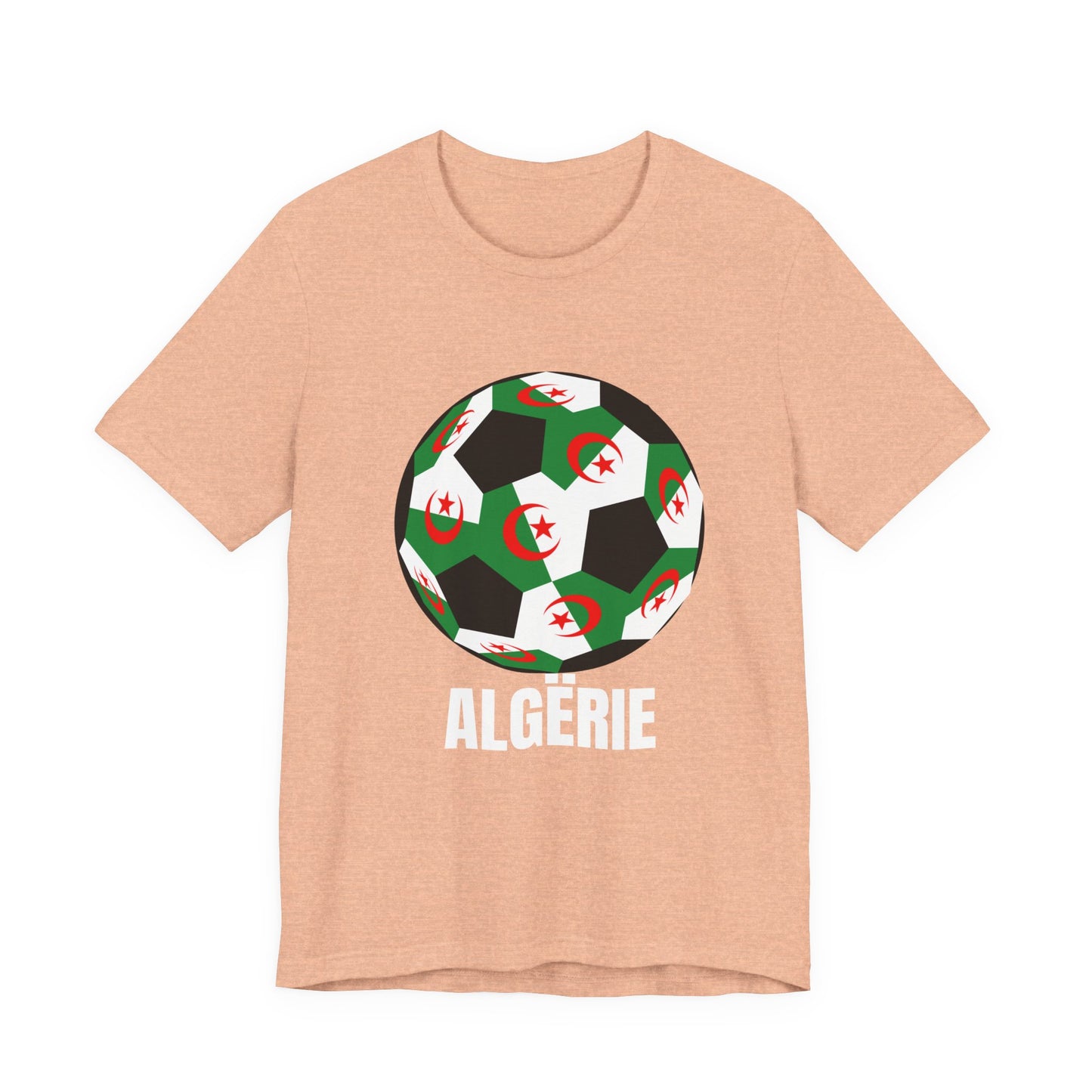 ALGËRIE Fan Specialty Soccer Ball Design T Shirt