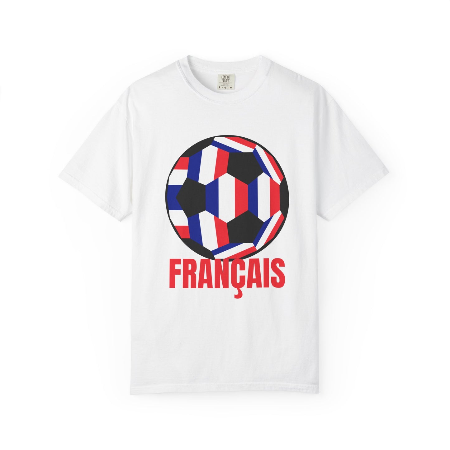 FRANÇAIS Fan Specialty Soccer Ball Design T Shirt