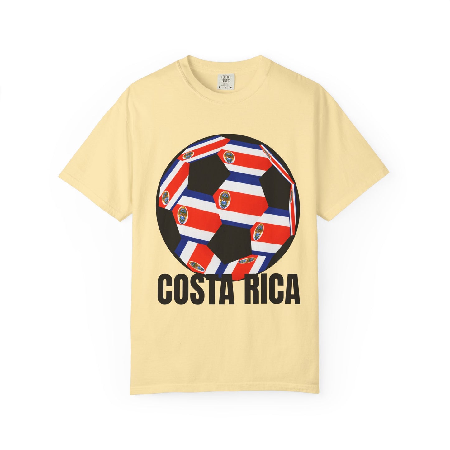 Costa Rica Fan Specialty Soccer Ball Design T Shirt