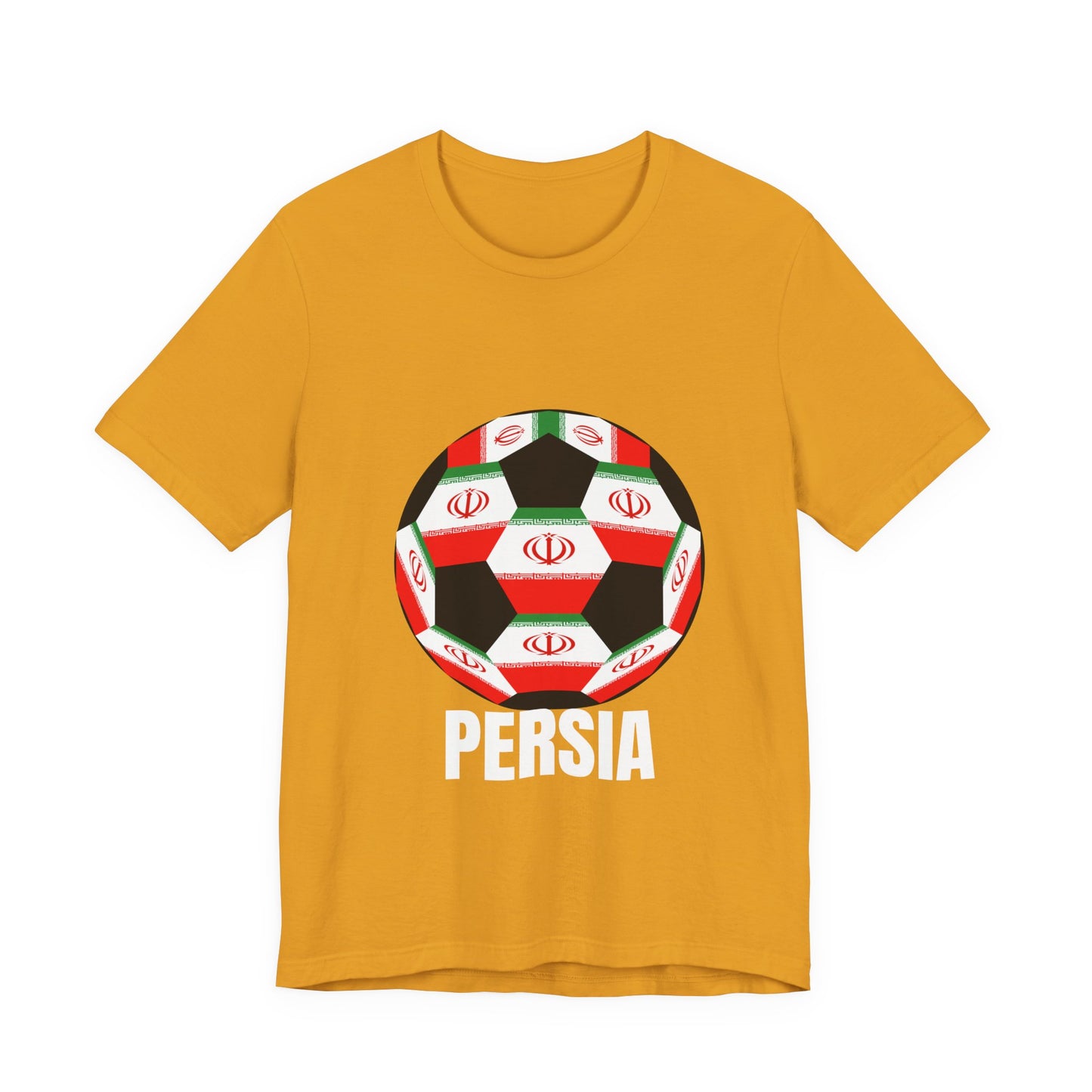 Persia Fan Specialty Soccer Ball Design T Shirt