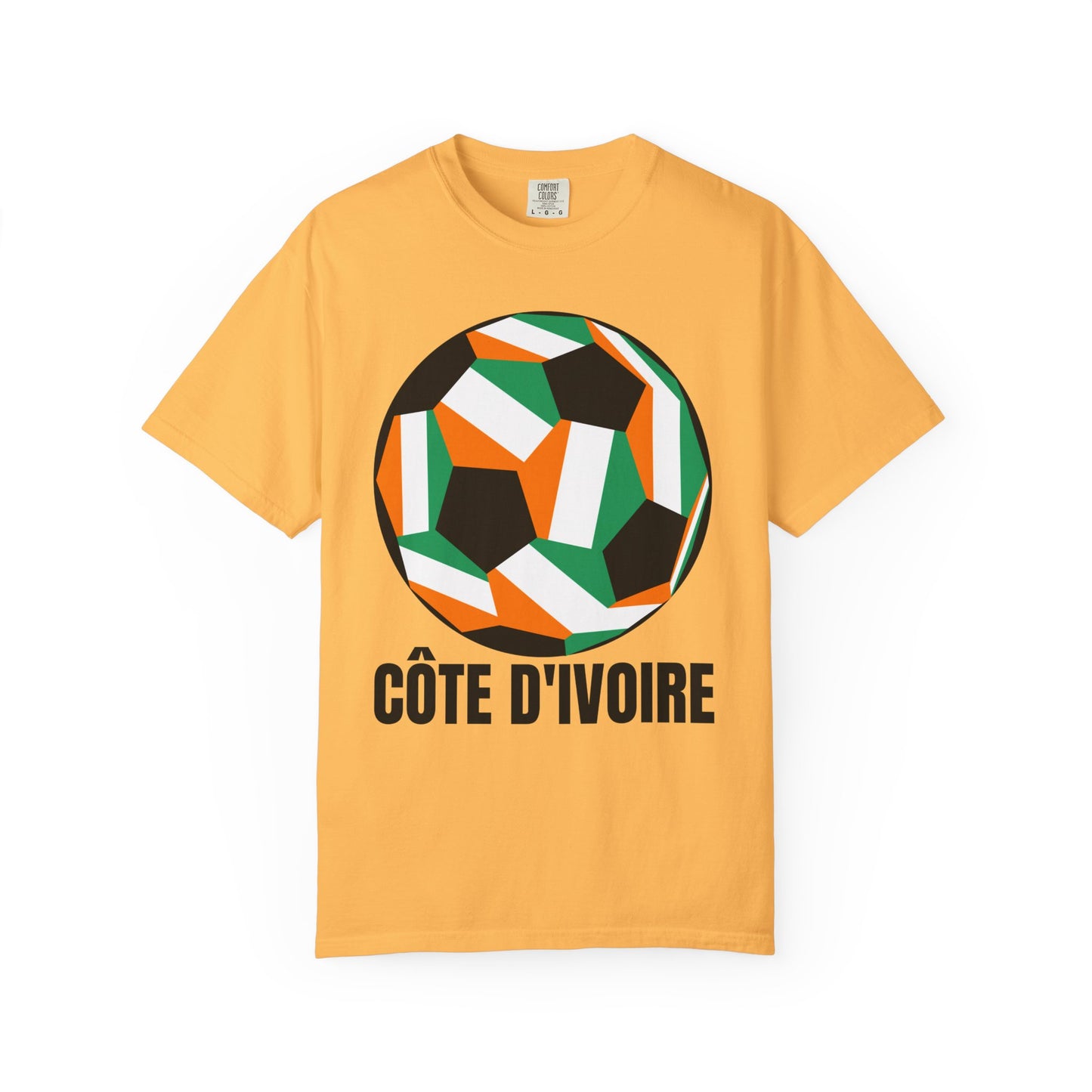 CÔTE D' IVOIRE Fan Specialty Soccer Ball Design T Shirt