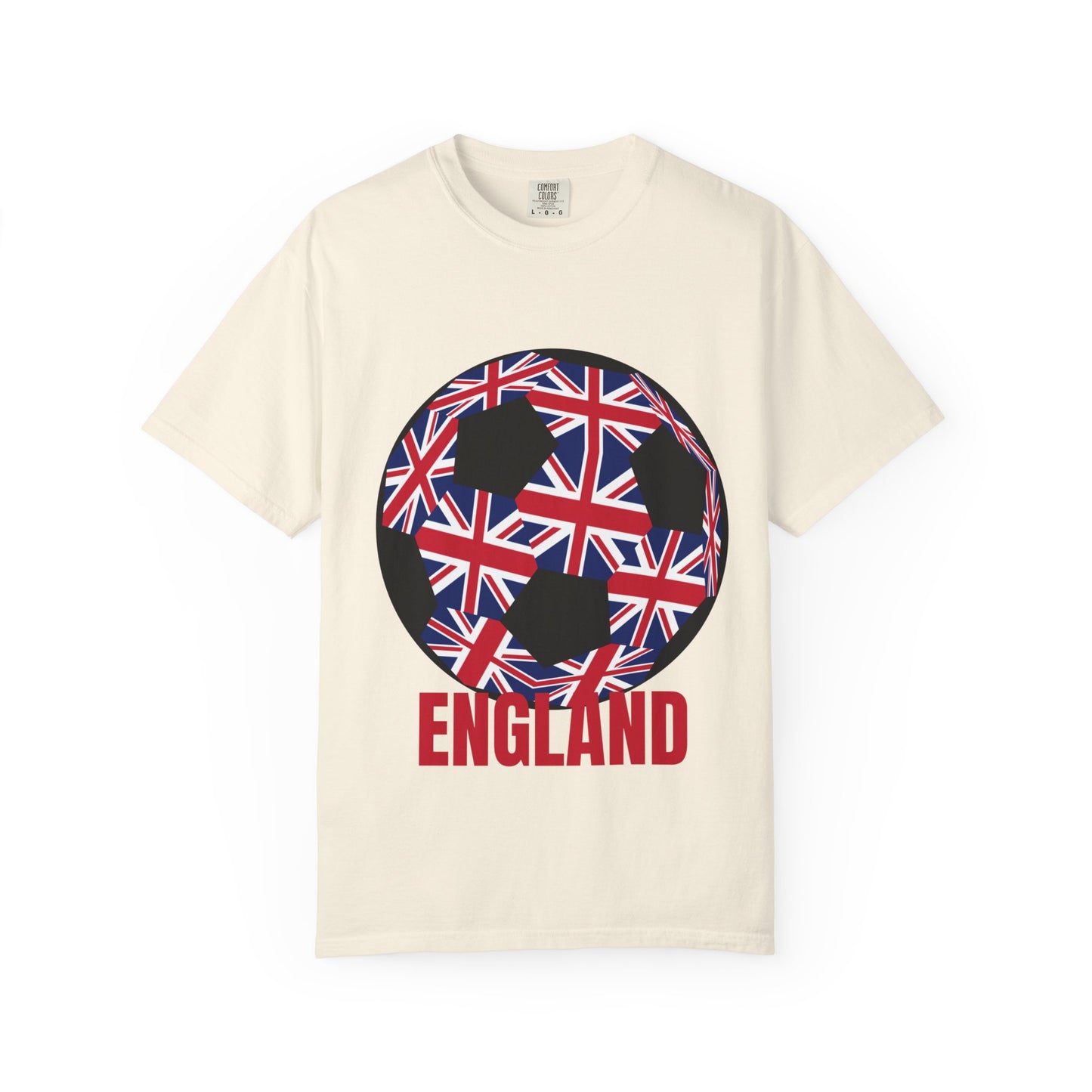 English Style Specialty Soccer Ball Design T Shirt