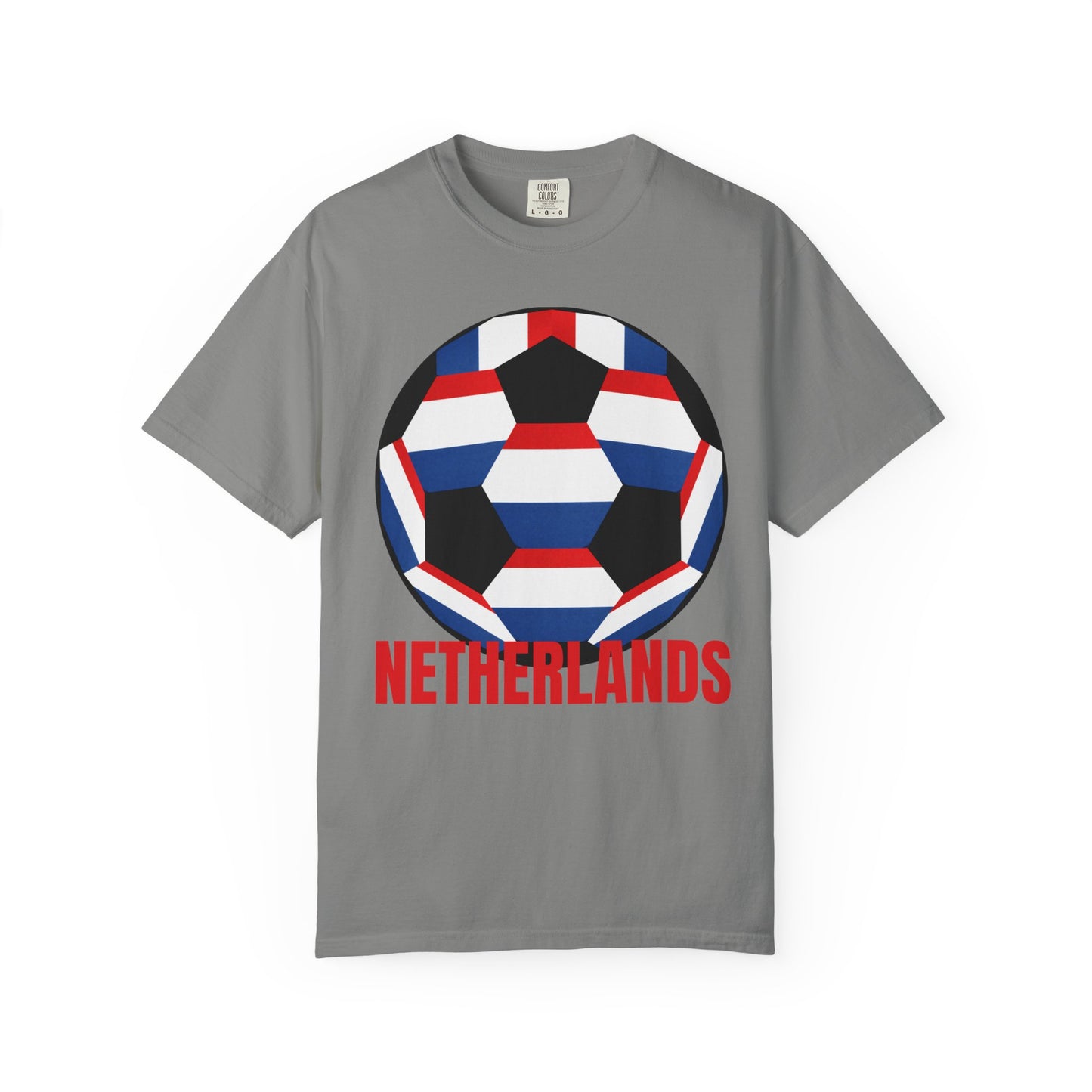 Netherlands Fan Specialty Soccer Ball Design T Shirt