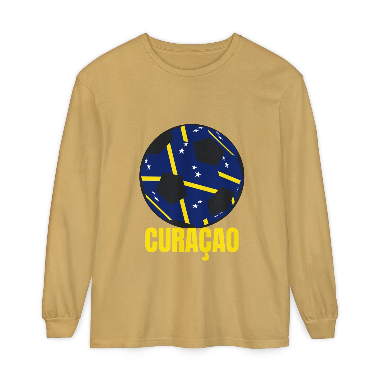 Curacao Fan Specialty Soccer Ball Design Long Sleeve