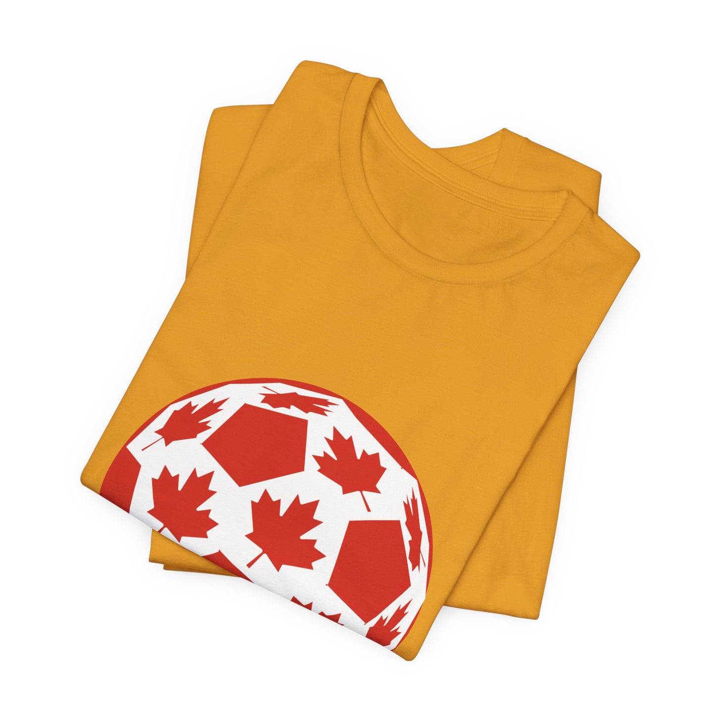 Canada Fan Specialty Soccer Ball Design T Shirt