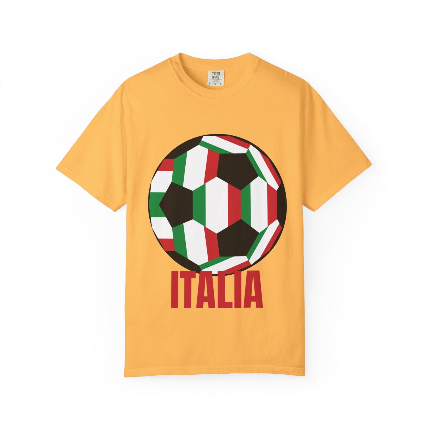 Italia Fan Specialty Soccer Ball Design T Shirt