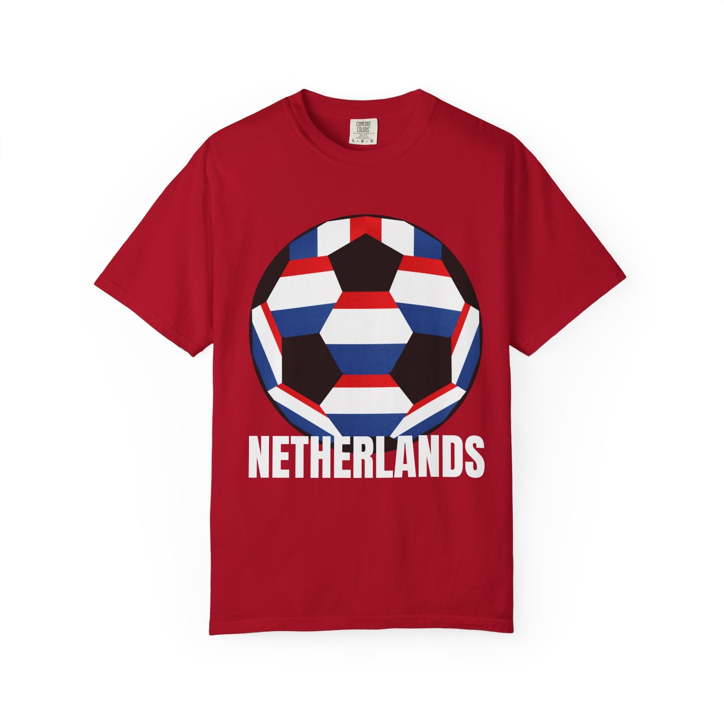 Netherlands Fan Specialty Soccer Ball Design T Shirt