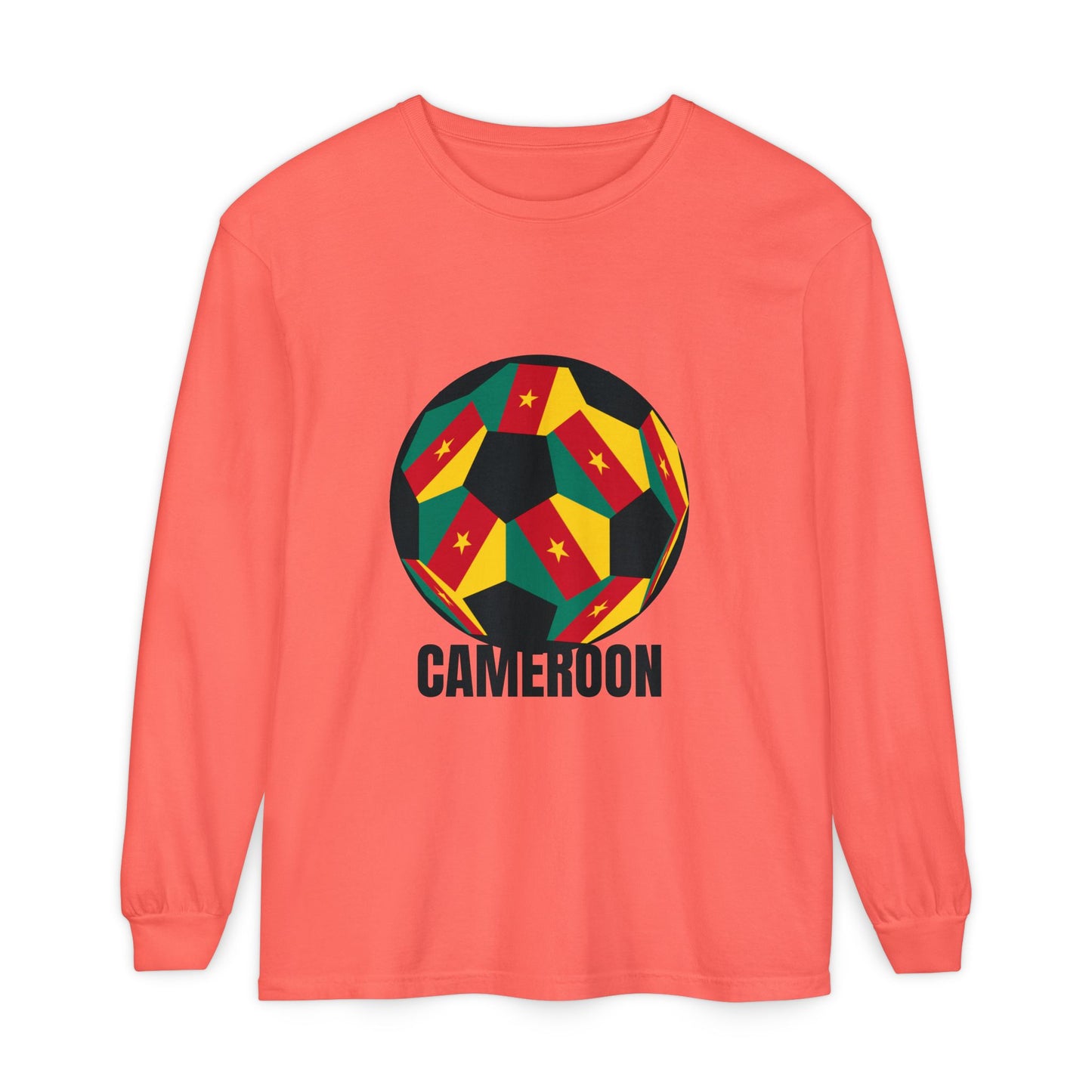 Cameroon Fan Specialty Soccer Ball Design T Shirt
