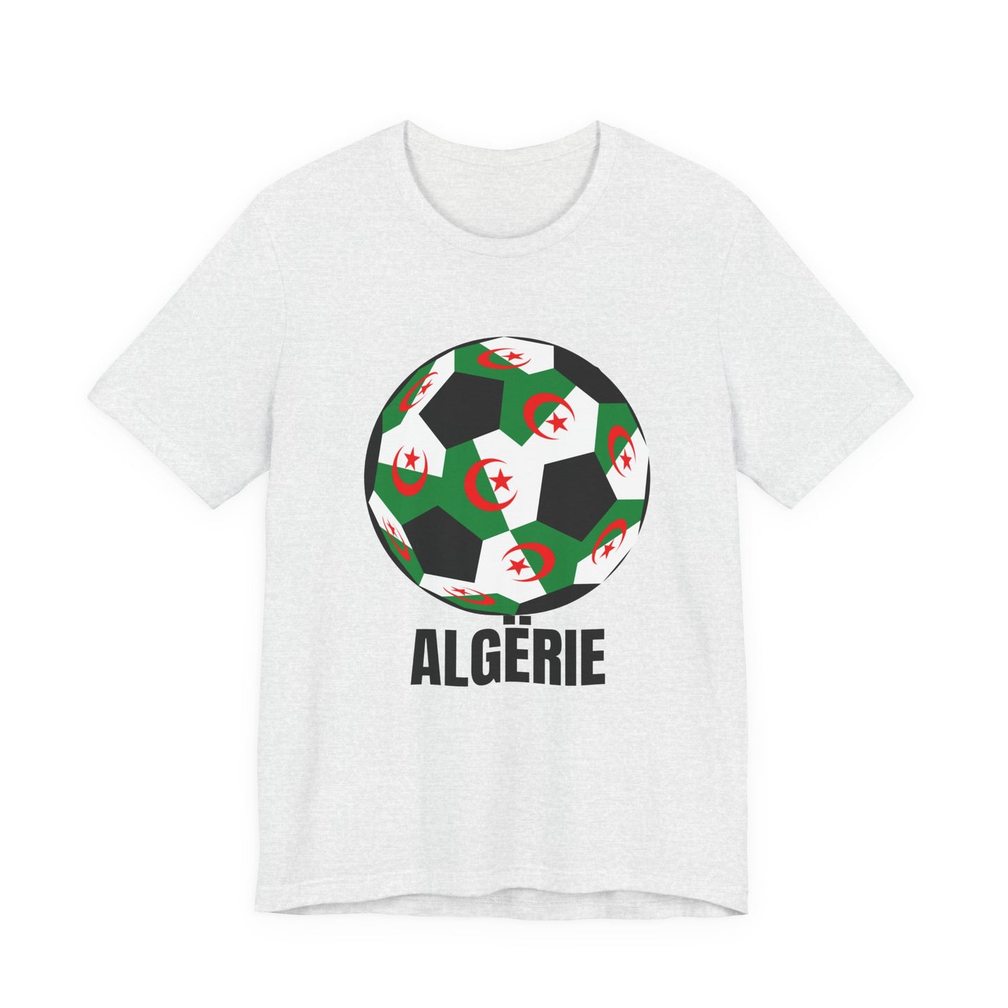 ALGËRIE Fan Specialty Soccer Ball Design T Shirt