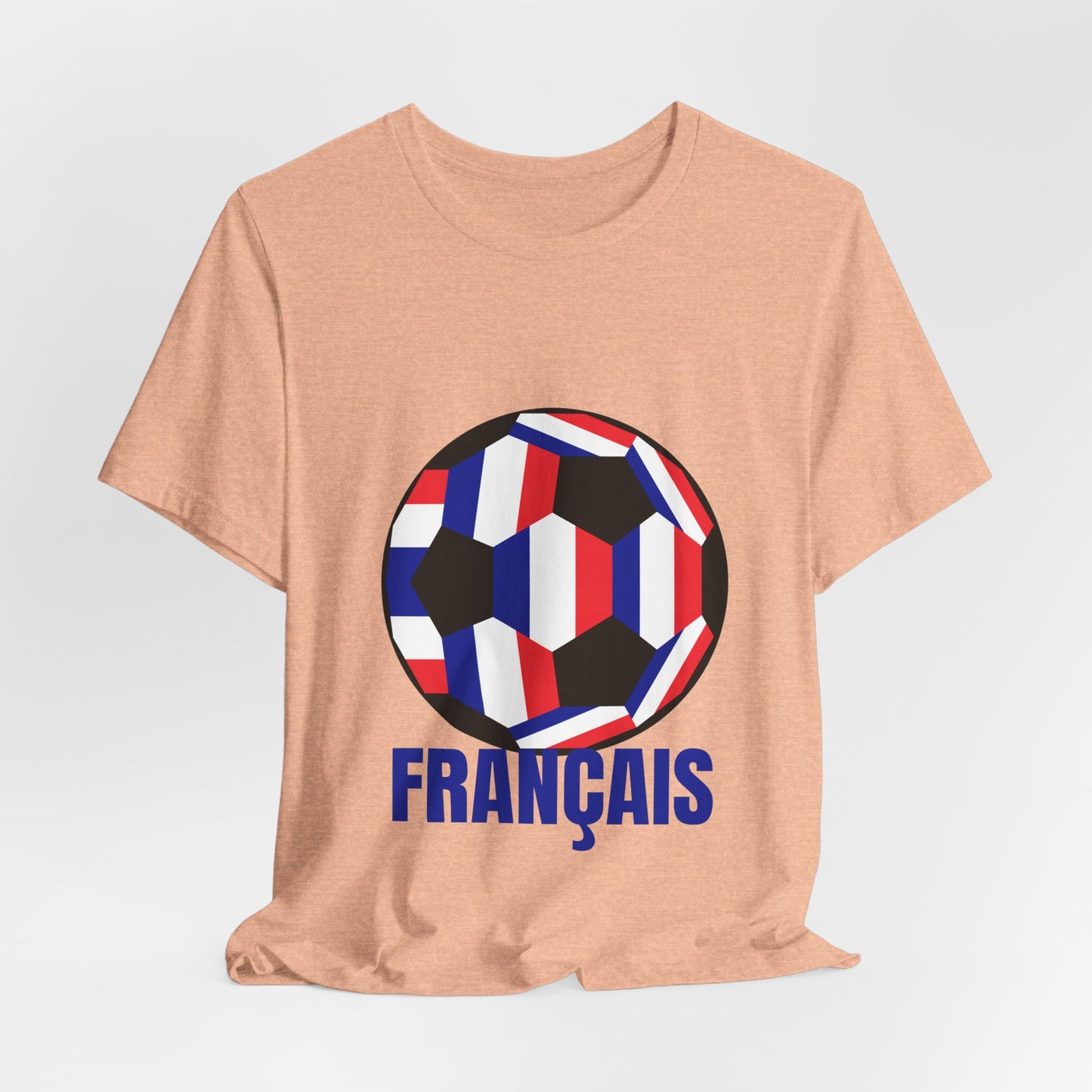 Francais Fan Specialty Soccer Ball Design T Shirt