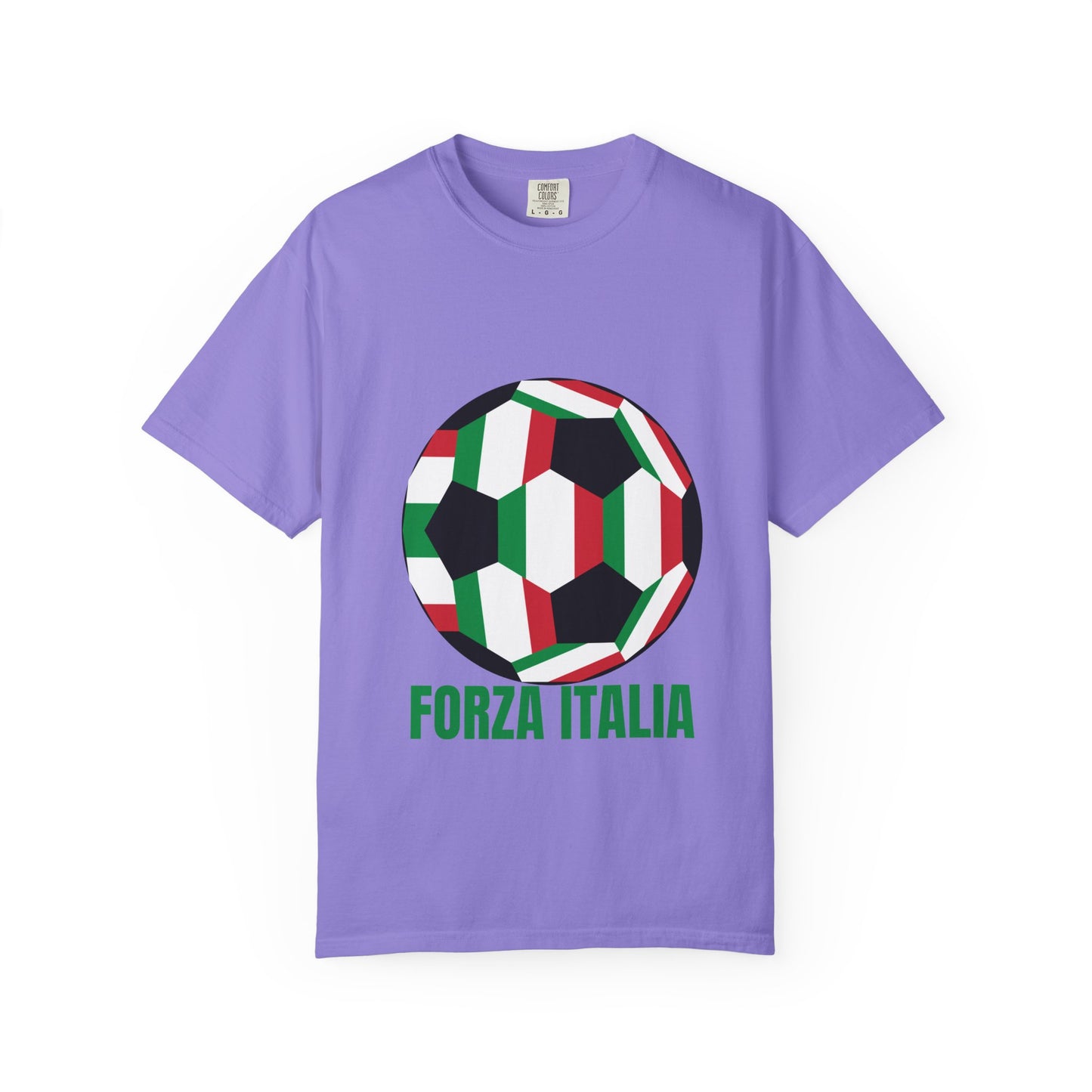 Forza Italia Fan Specialty Soccer Ball Design T Shirt