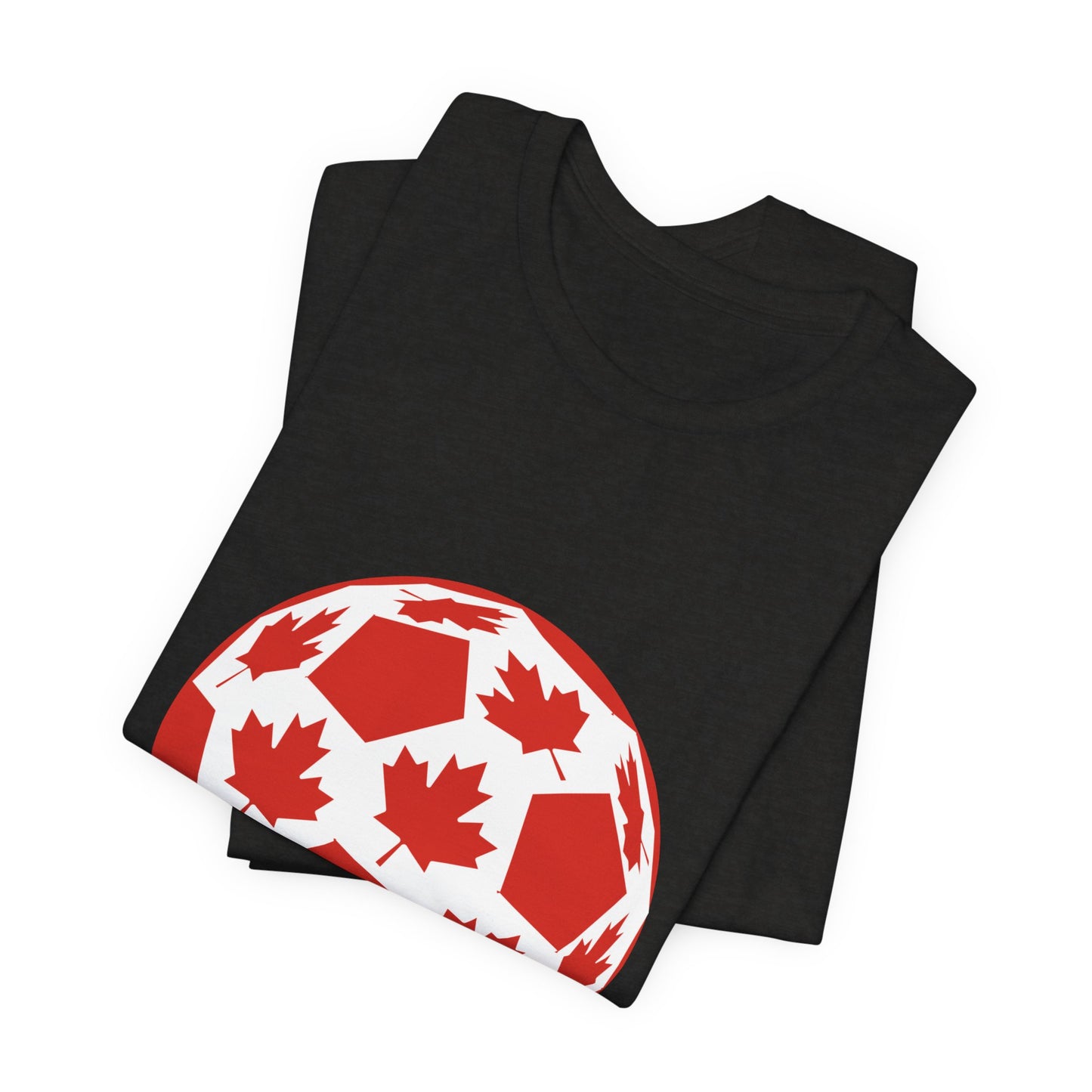Canada Fan Specialty Soccer Ball Design T Shirt