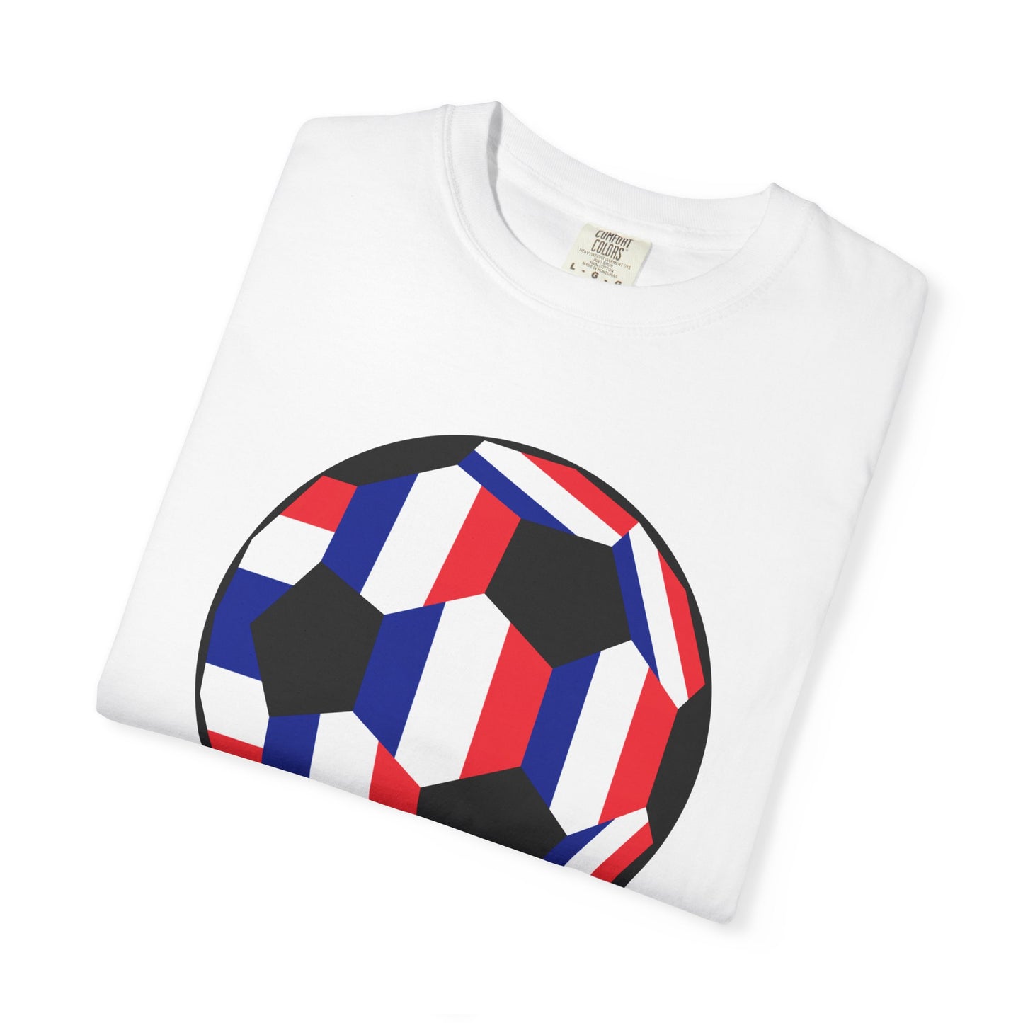 FRANÇAIS Fan Specialty Soccer Ball Design T Shirt