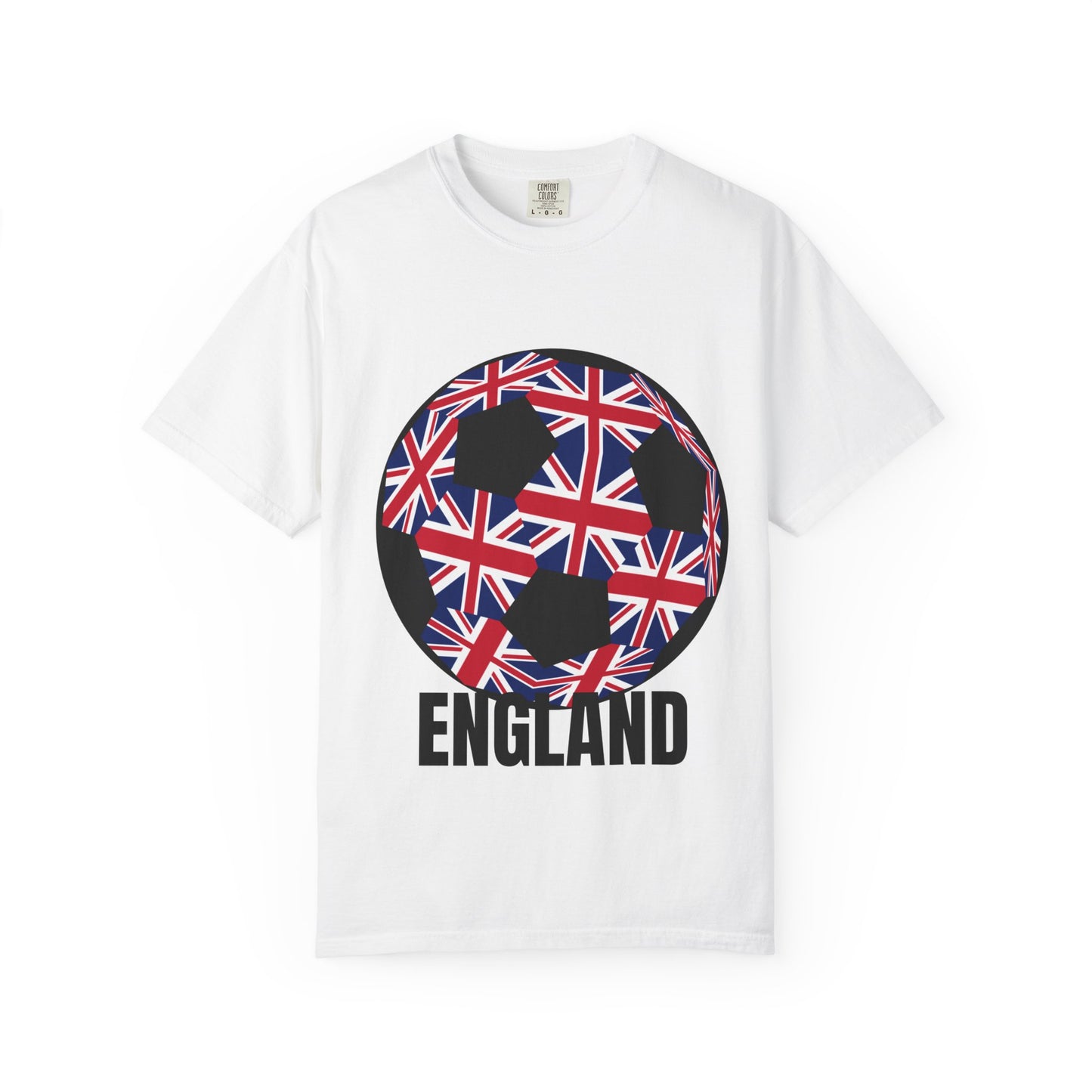 English Style Specialty Soccer Ball Design T Shirt