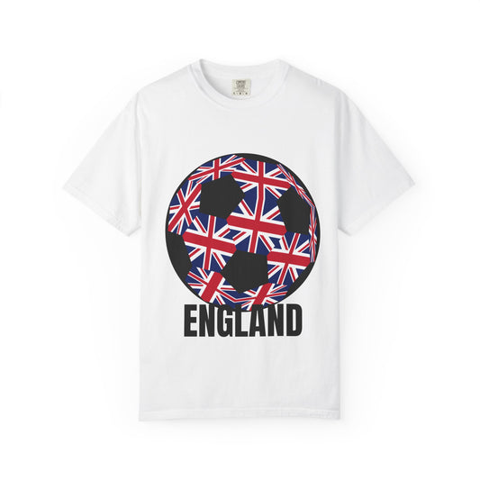 English Style Specialty Soccer Ball Design T Shirt