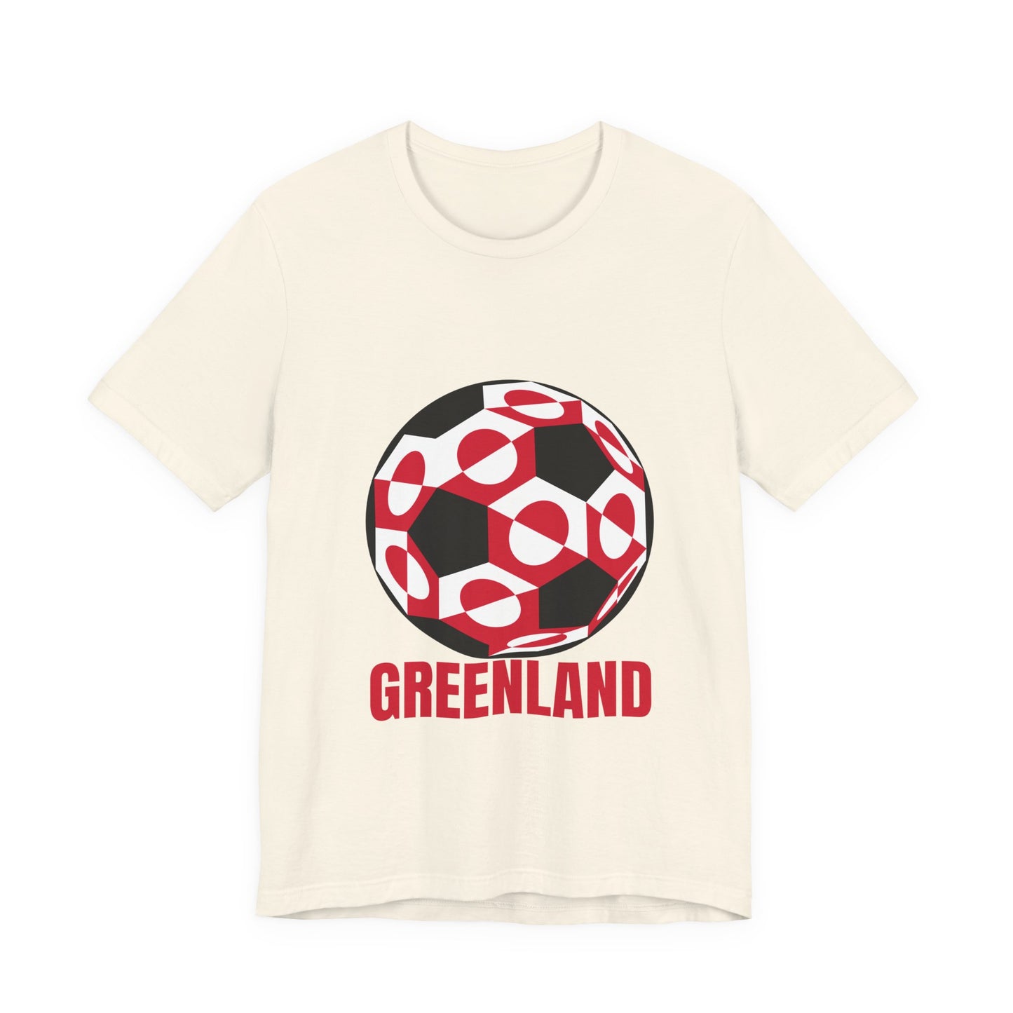 Greenland Fan Specialty Soccer Ball Design T Shirt