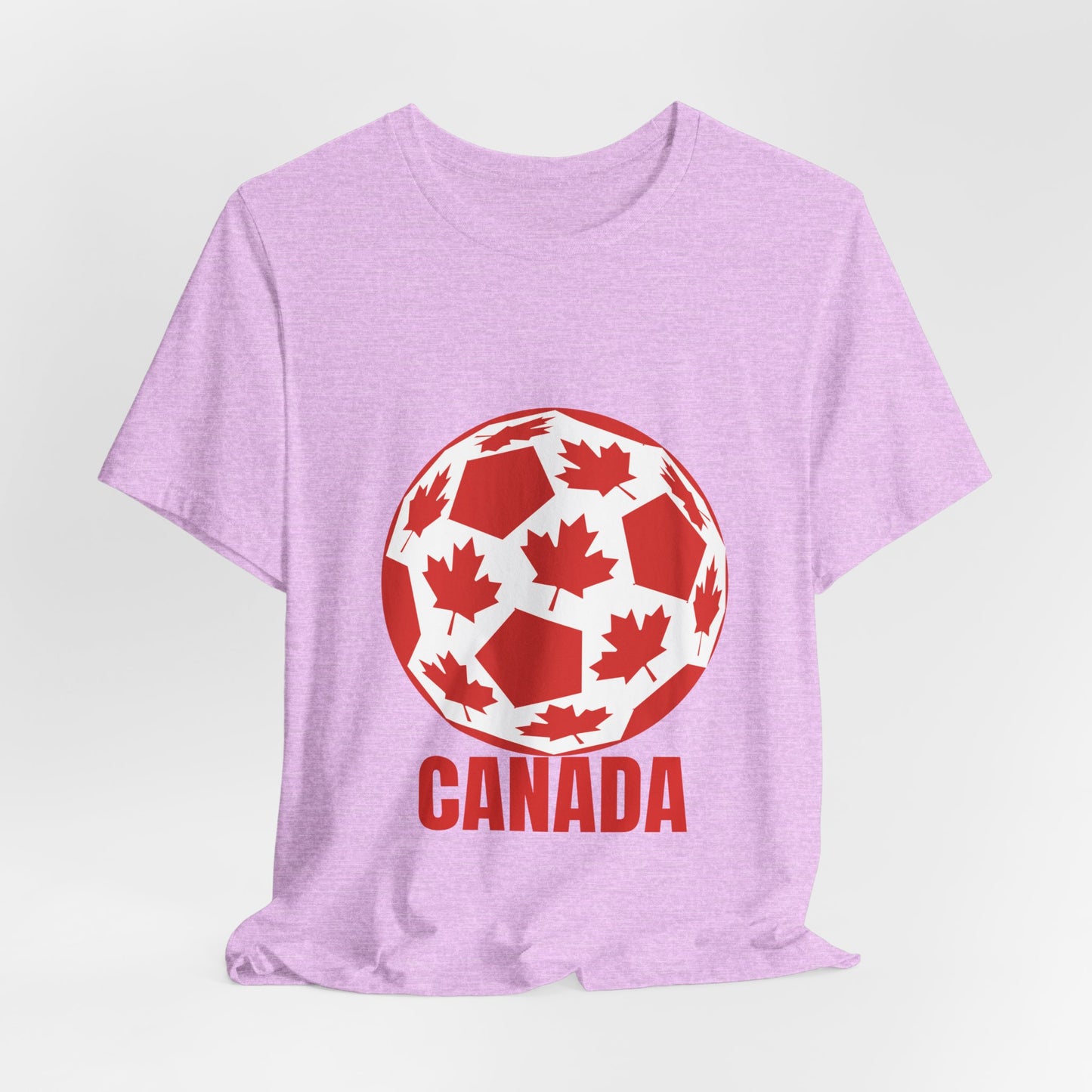 Canada Fan Specialty Soccer Ball Design T Shirt