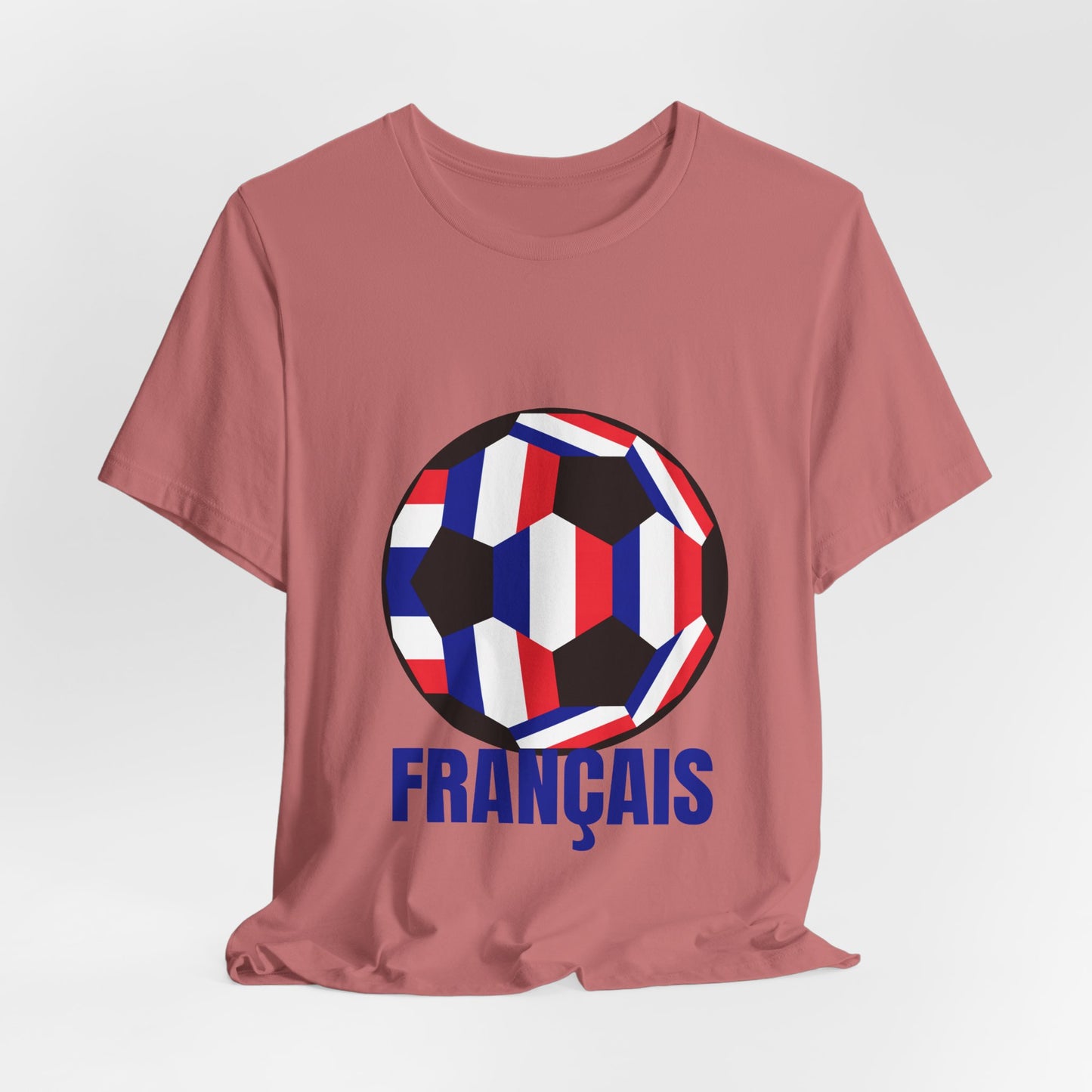 Francais Fan Specialty Soccer Ball Design T Shirt