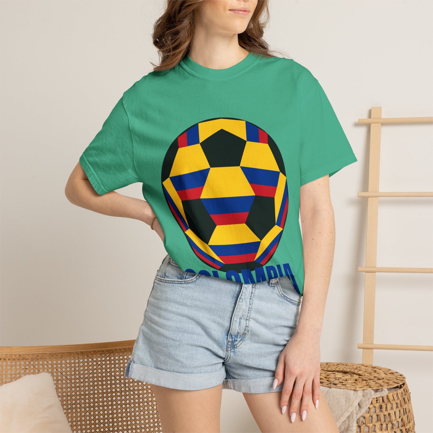 Columbia Fan Specialty Soccer Ball Design T Shirt