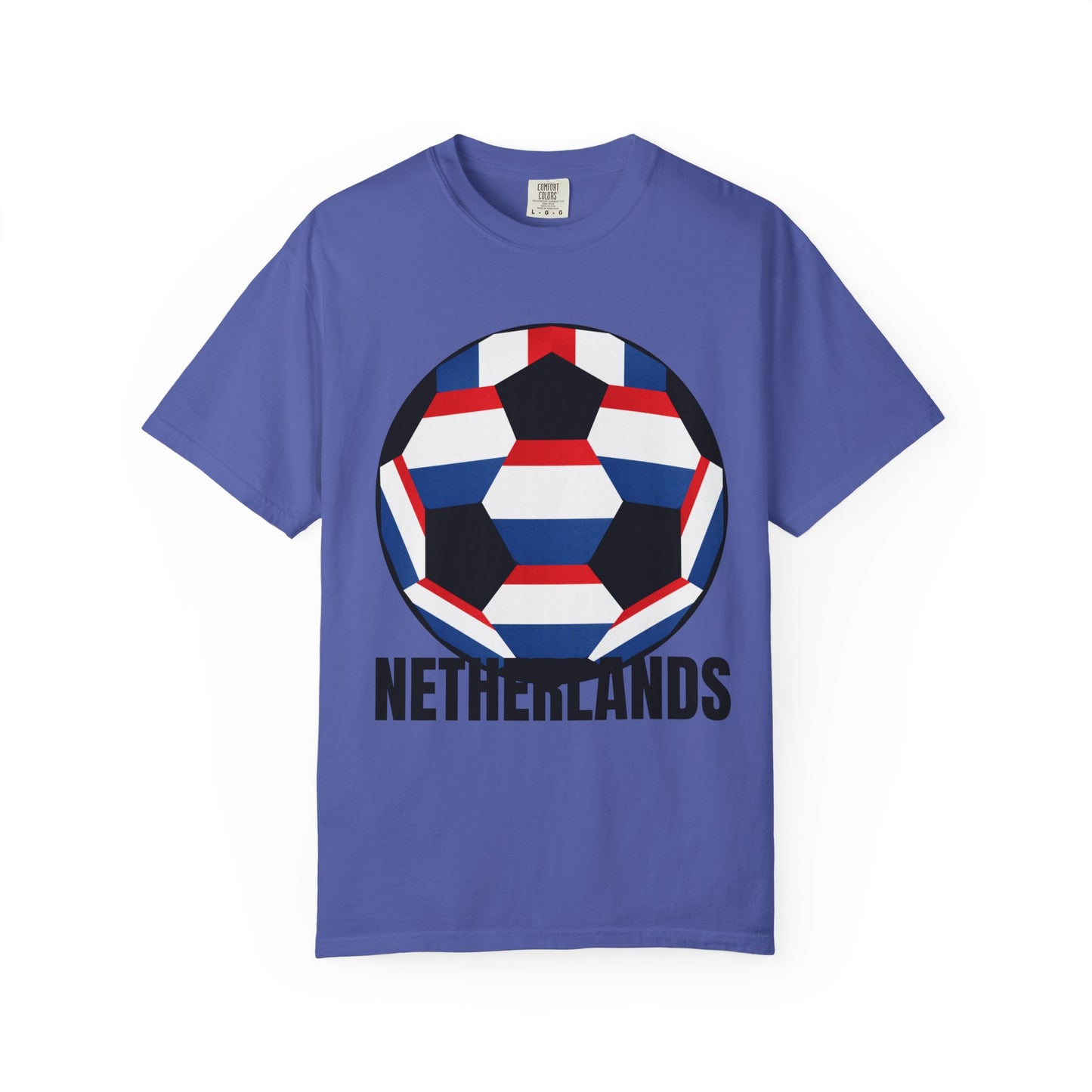 Netherlands Fan Specialty Soccer Ball Design T Shirt