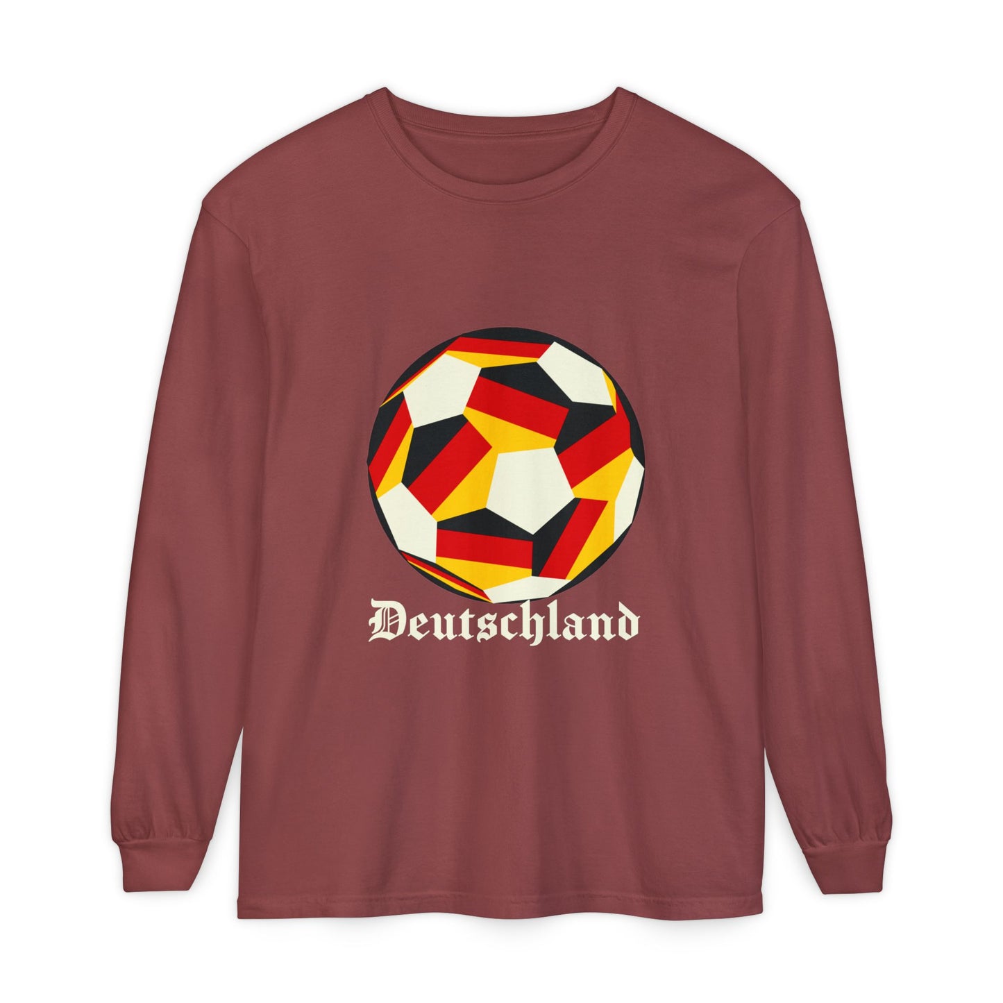Germany Fan Specialty Soccer Ball Design Long Sleeve
