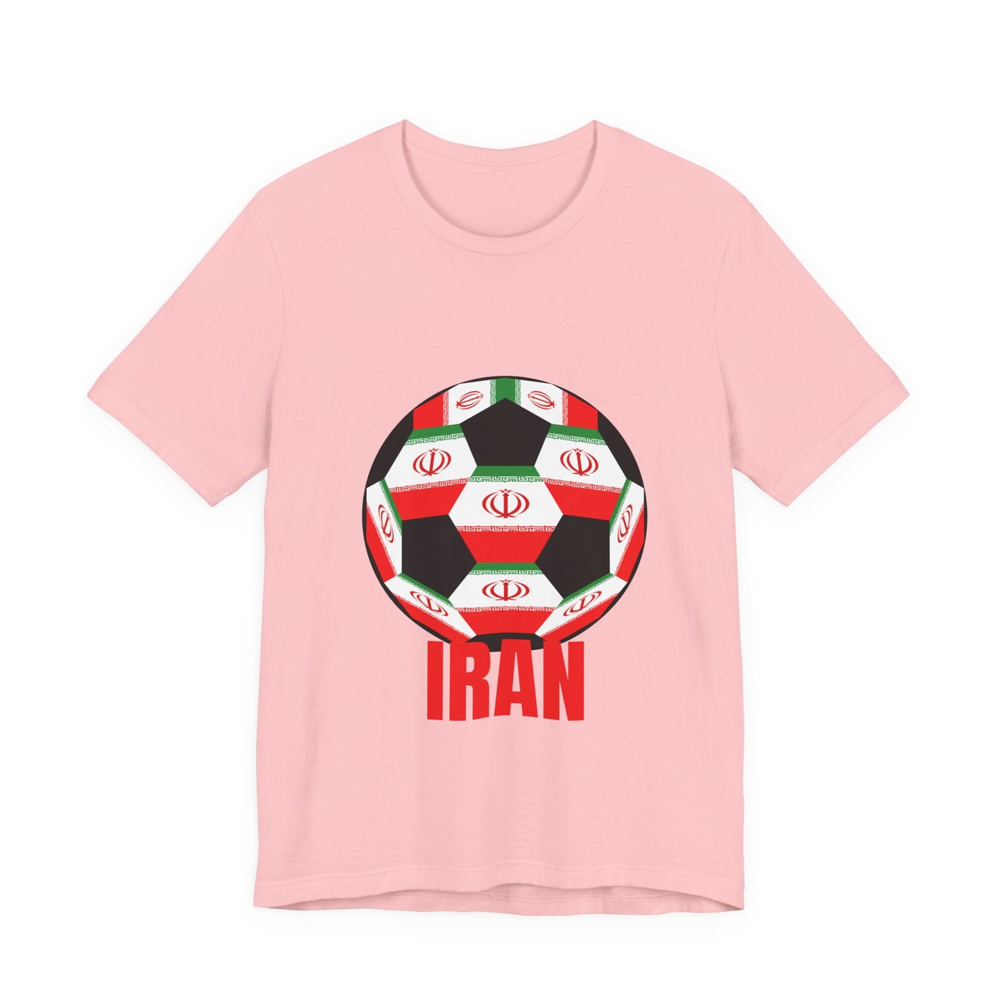 Iran Fan Specialty Soccer Ball Design T Shirt