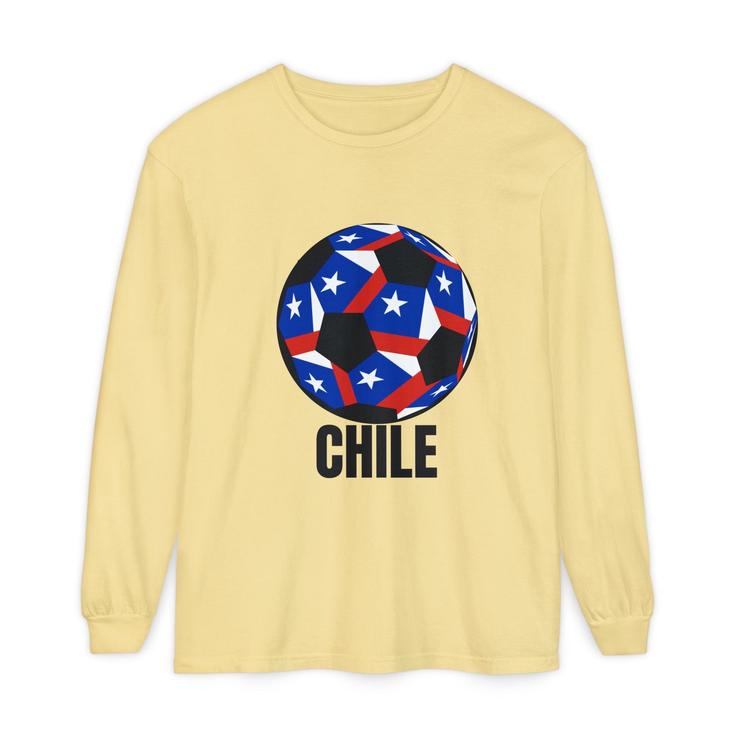 Chile Fan Specialty Soccer Ball Design Long Sleeve