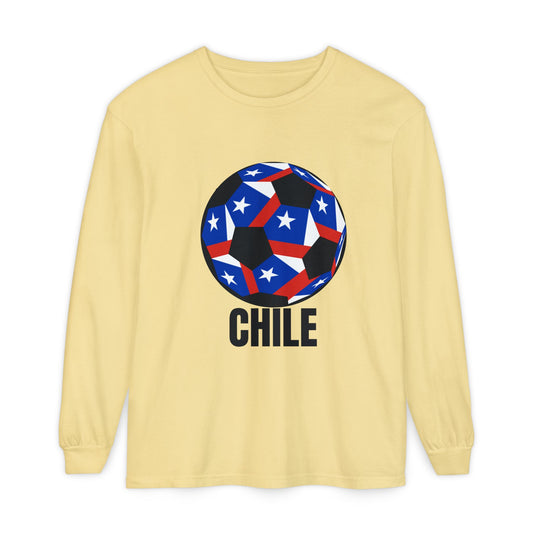 Chile Fan Specialty Soccer Ball Design Long Sleeve