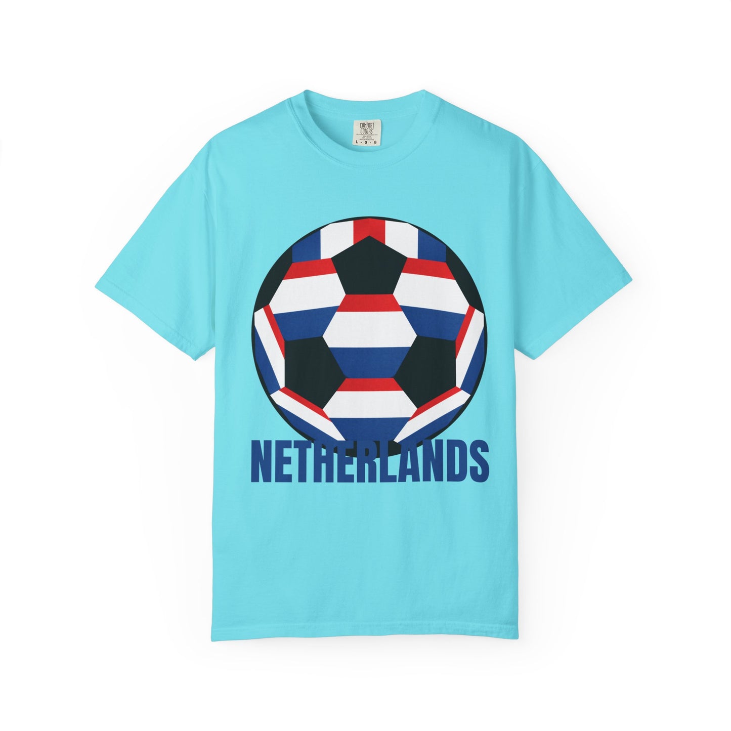 Netherlands Fan Specialty Soccer Ball Design T Shirt