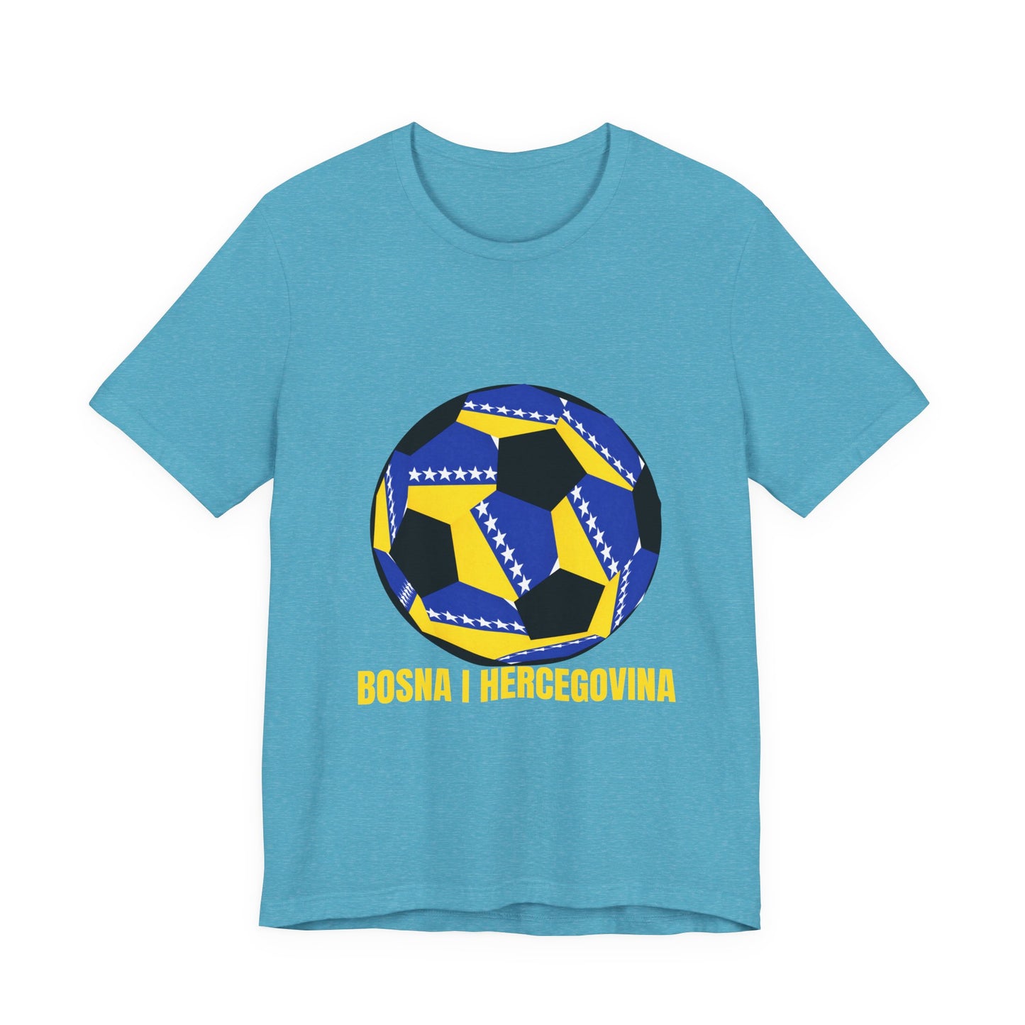 Bosnia Herzegovina Fan Specialty Soccer Ball Design T Shirt