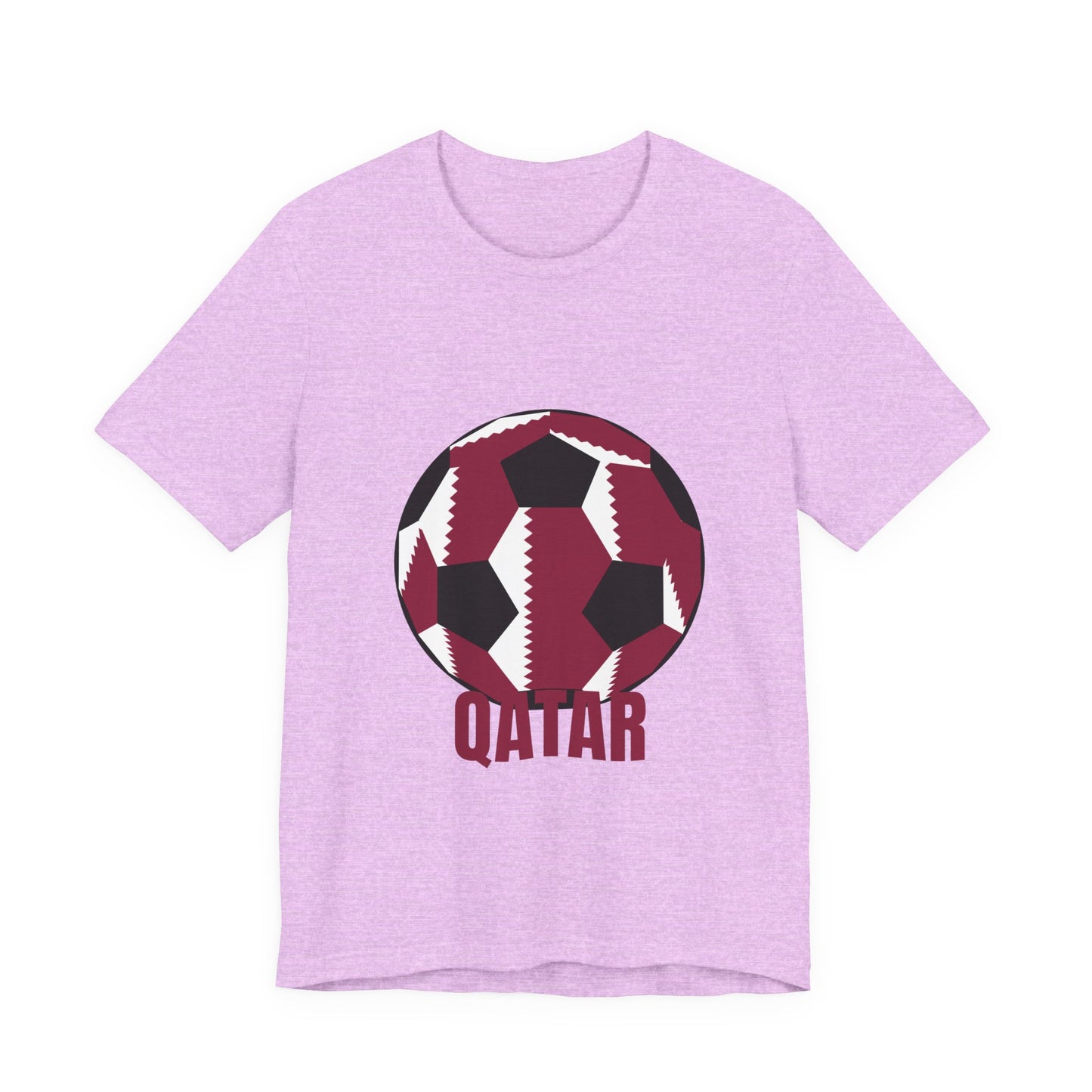 Qatar Fan Specialty Soccer Ball Design T Shirt
