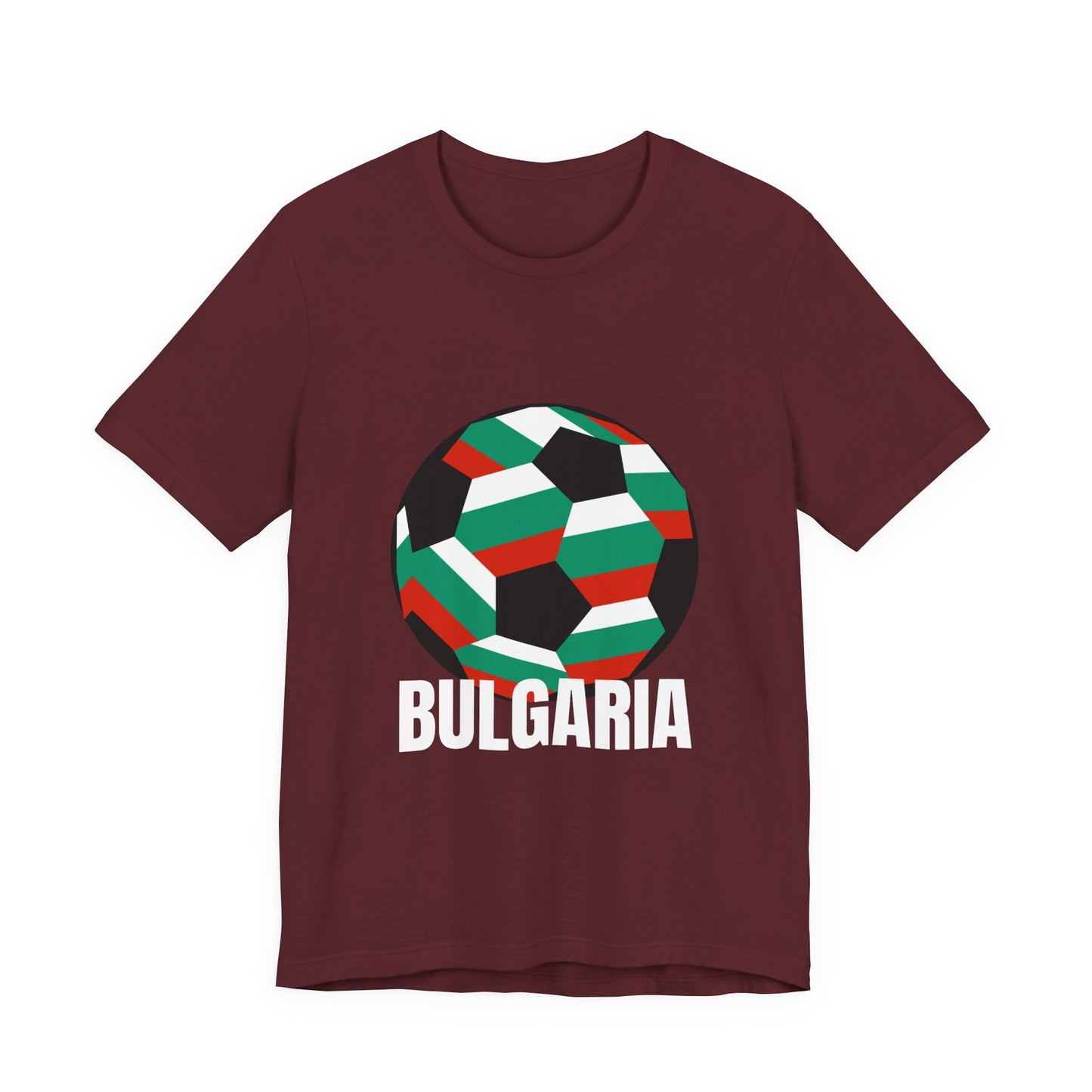 Bulgaria Fan Specialty Soccer Ball Design T Shirt