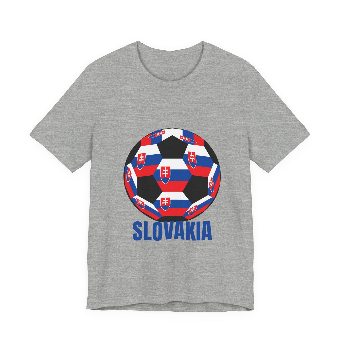 Slovakia Fan Specialty Soccer Ball Design T Shirt