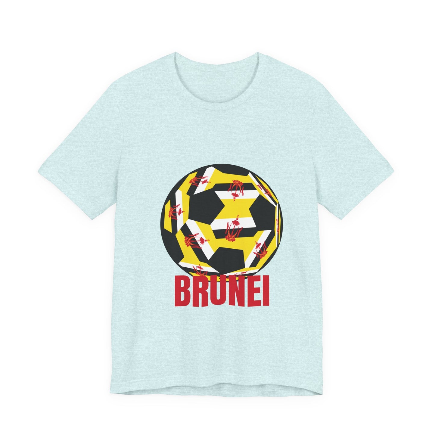 Brunei Fan Specialty Soccer Ball Design T Shirt