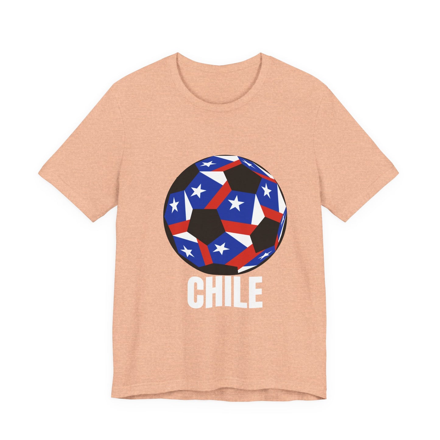 Chile Fan Specialty Soccer Ball Design T Shirt