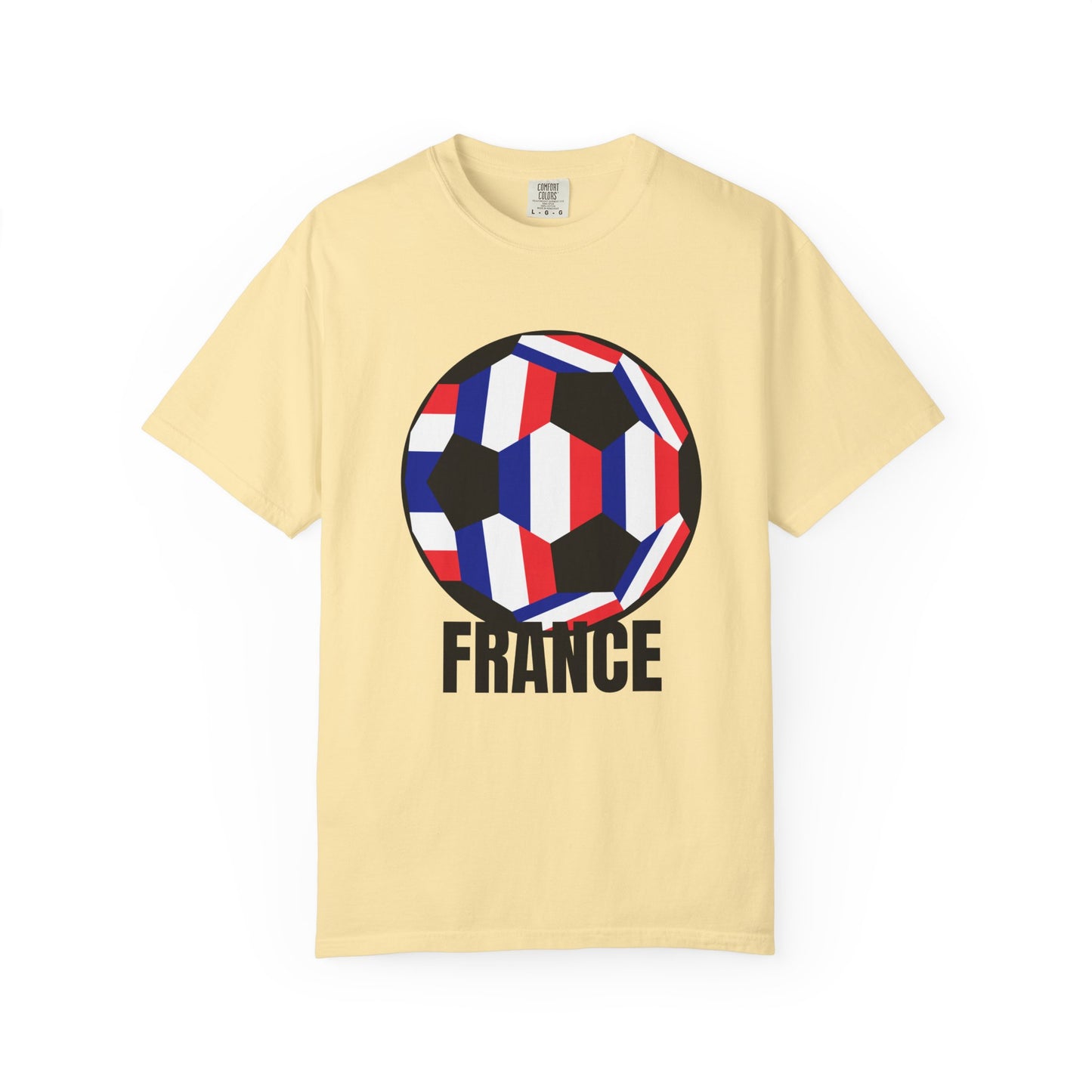 France Fan Specialty Soccer Ball Design T Shirt